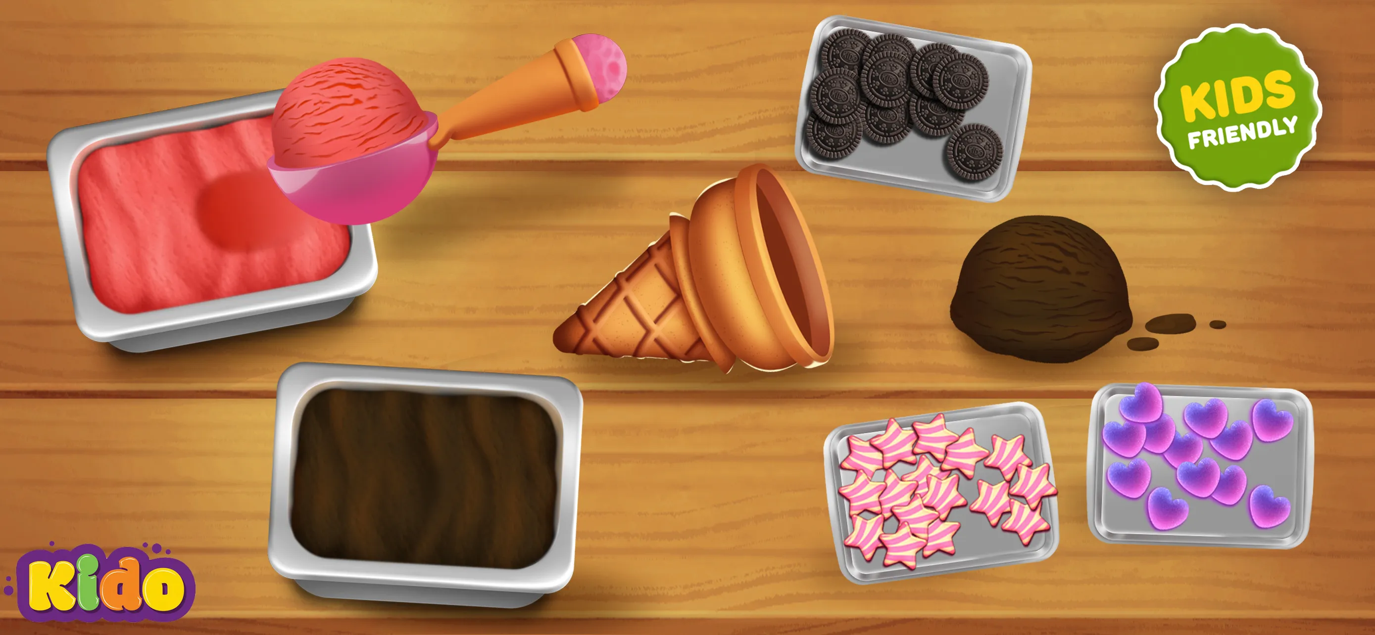 Ice Cream Making Game For Kids | Indus Appstore | Screenshot