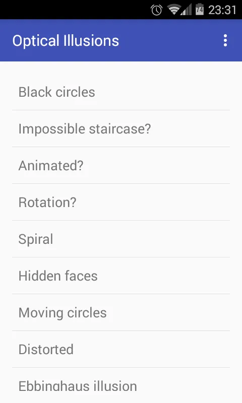 Optical illusions | Indus Appstore | Screenshot