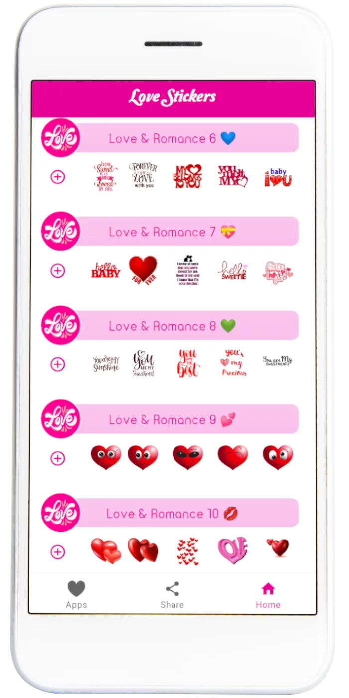 Love Stickers | Indus Appstore | Screenshot