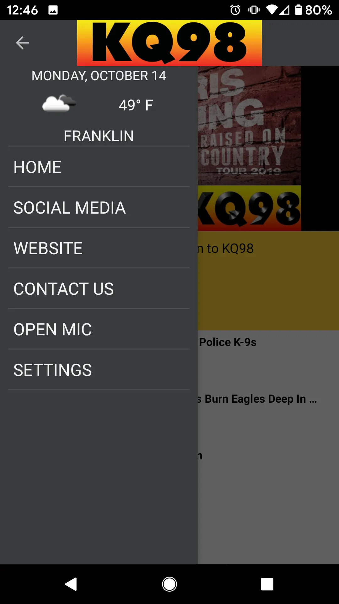 KQ98 Country | Indus Appstore | Screenshot