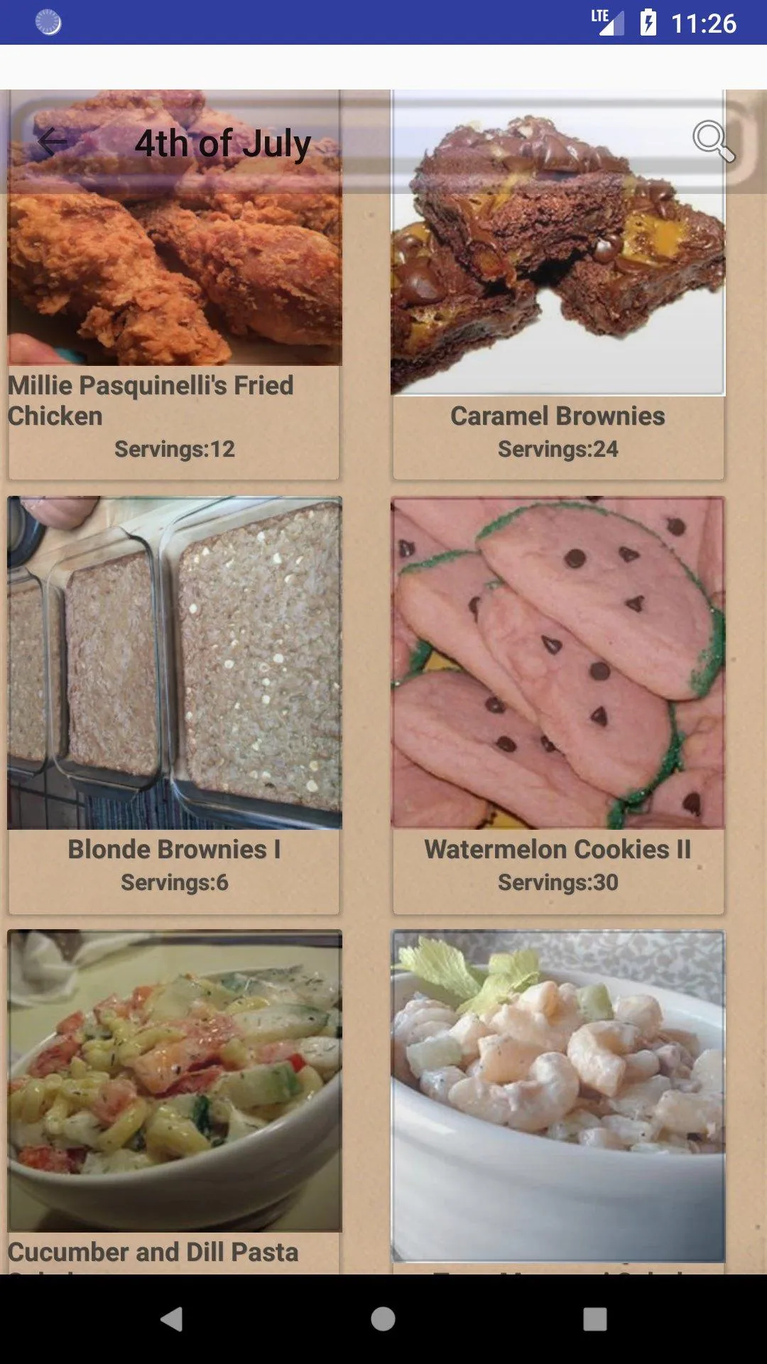 4th of July Recipes | Indus Appstore | Screenshot