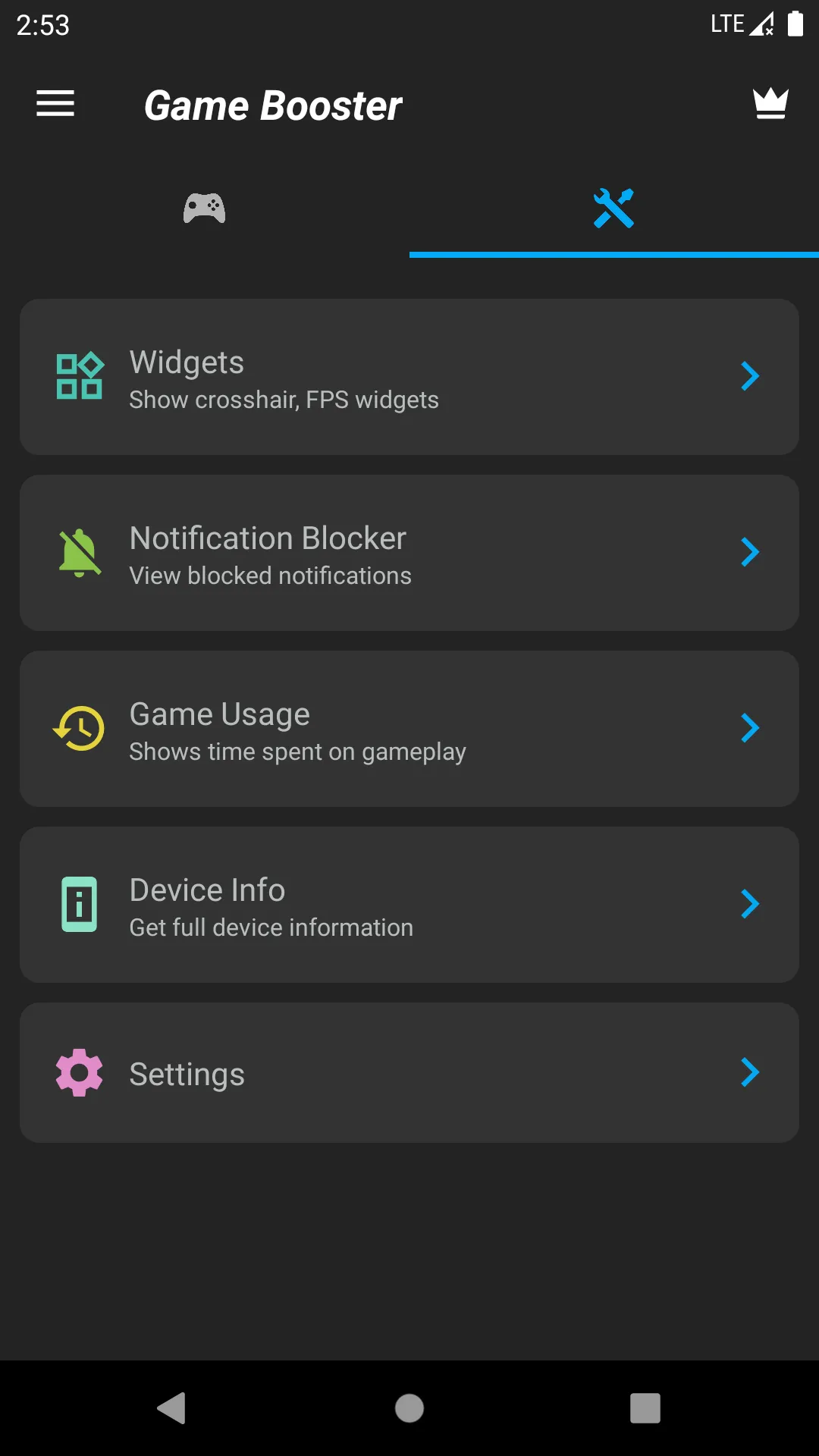 Game Booster: Manage, Launcher | Indus Appstore | Screenshot