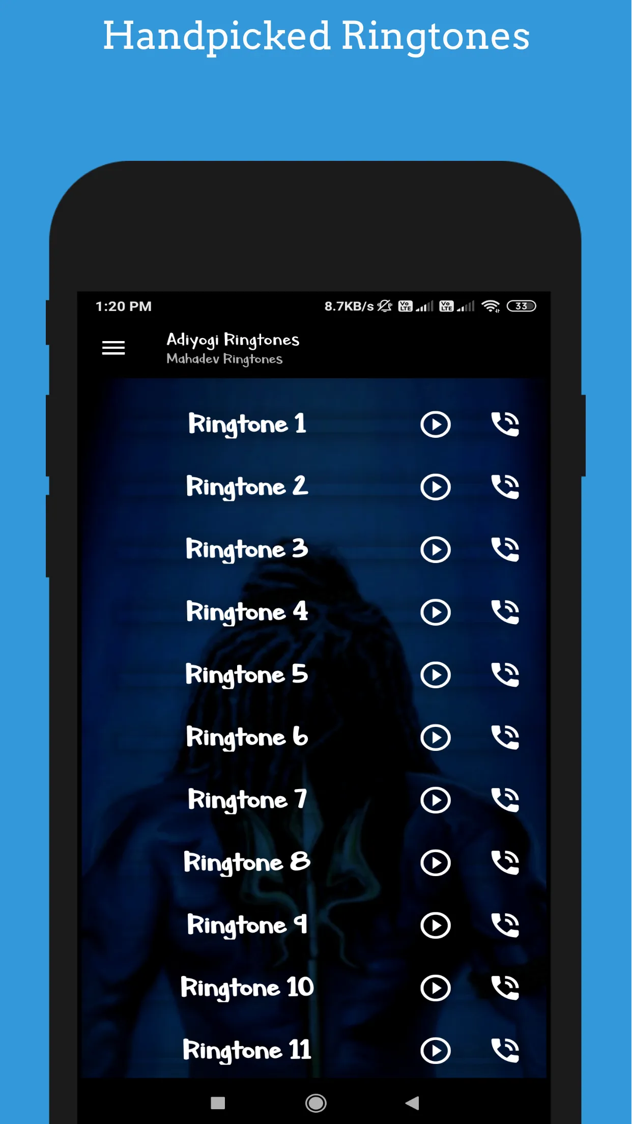 Mahadev Ringtone Shiv Tandav ॐ | Indus Appstore | Screenshot