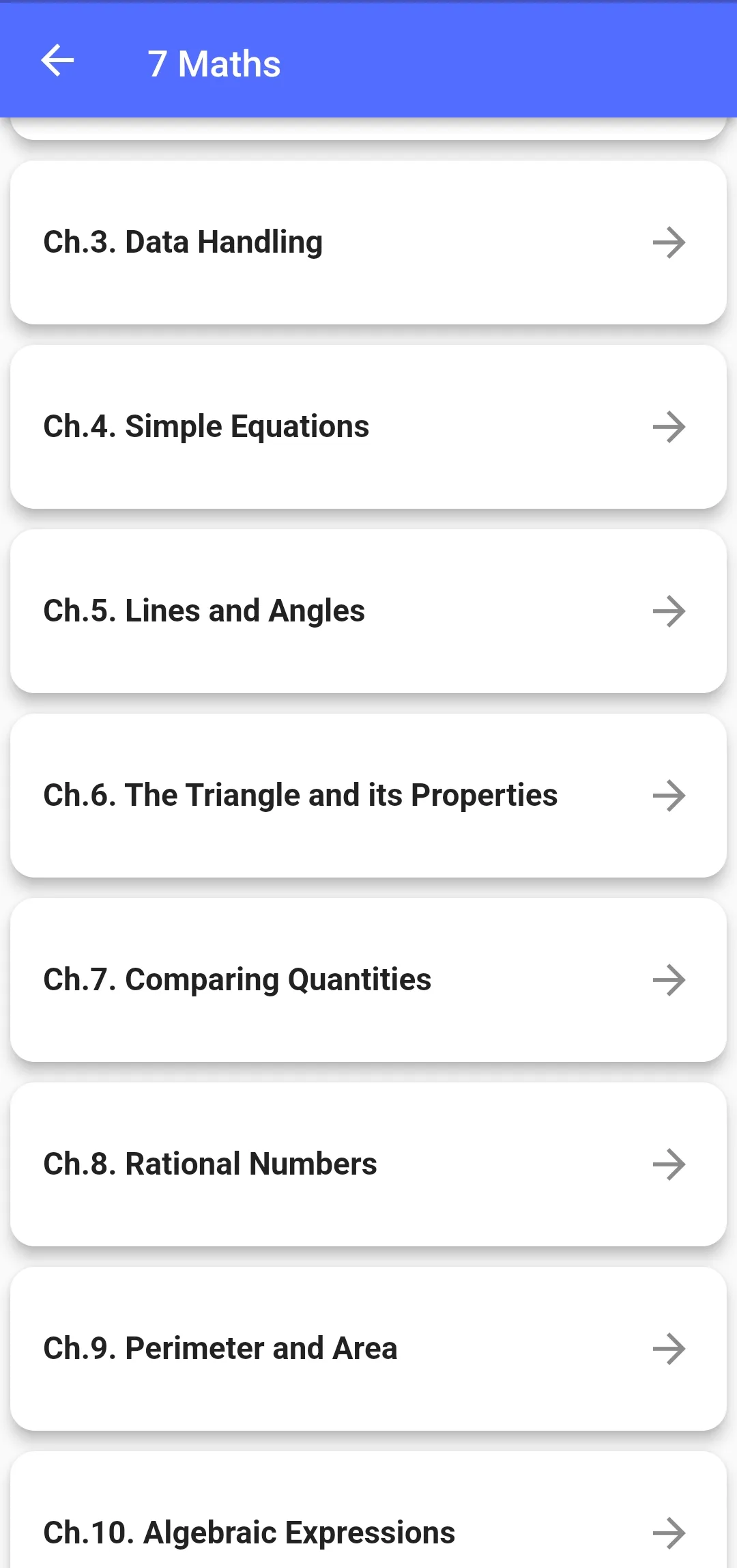 Class 7 Maths Guide 2024-25 | Indus Appstore | Screenshot