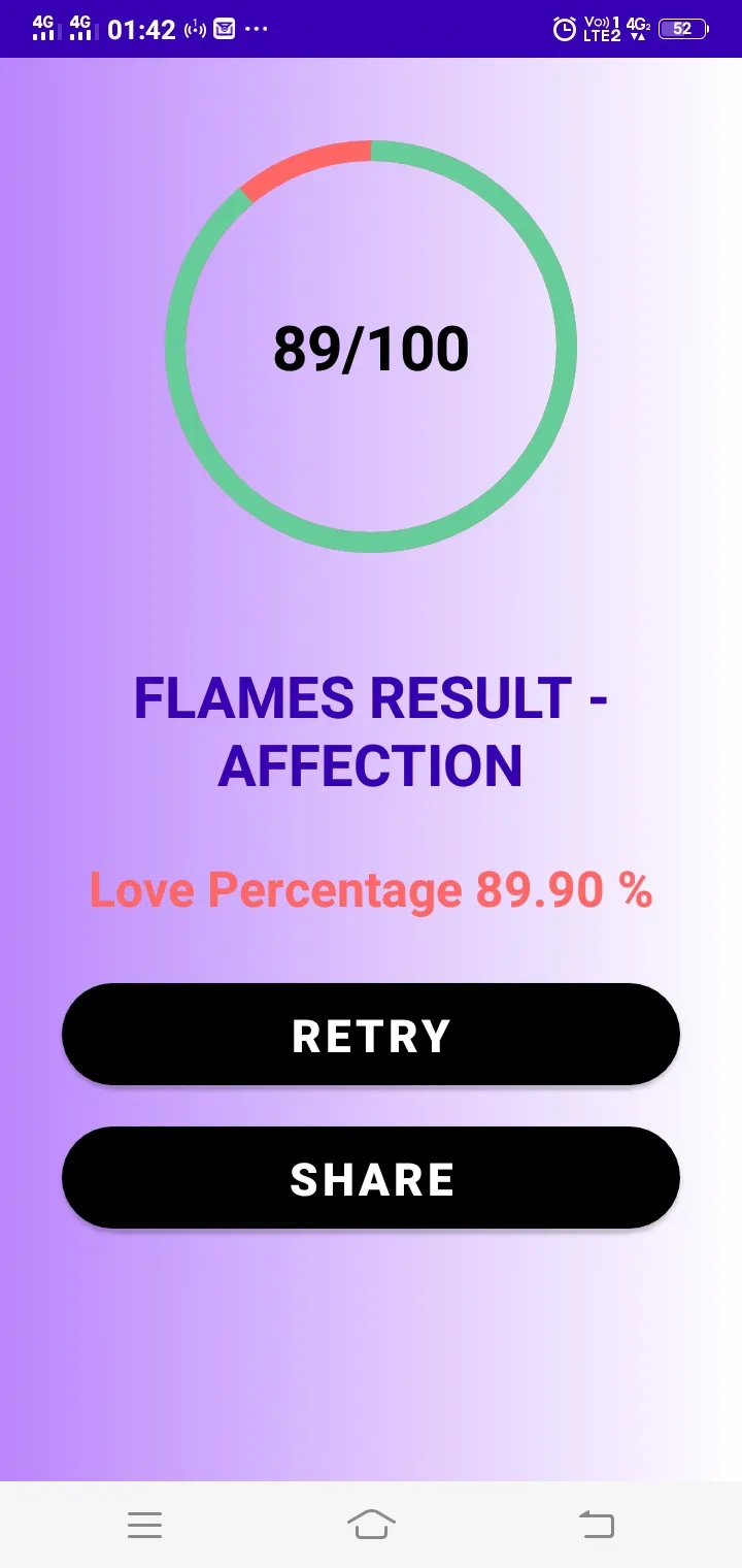 FLAMES Love Meter Test By Name | Indus Appstore | Screenshot