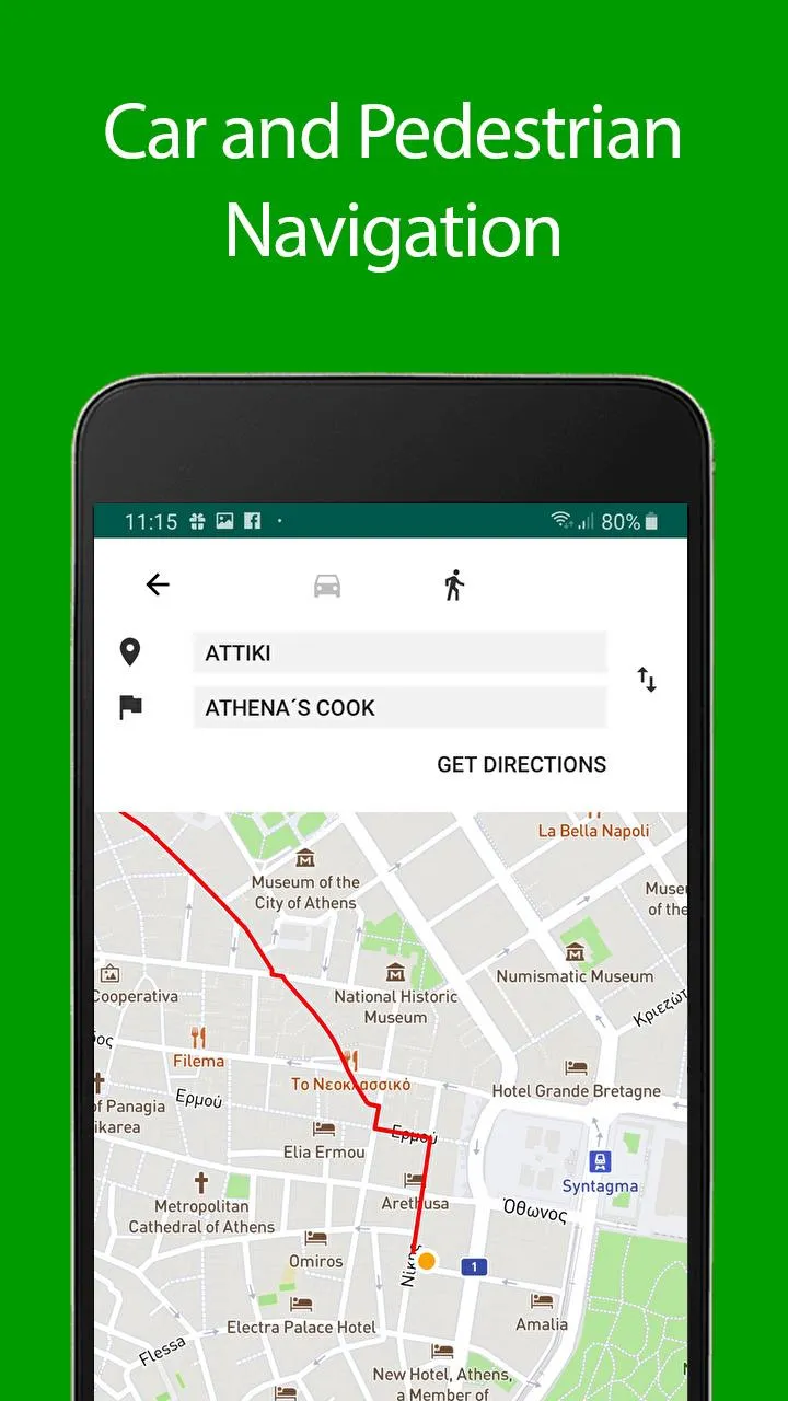 Athens Offline Map and Travel  | Indus Appstore | Screenshot