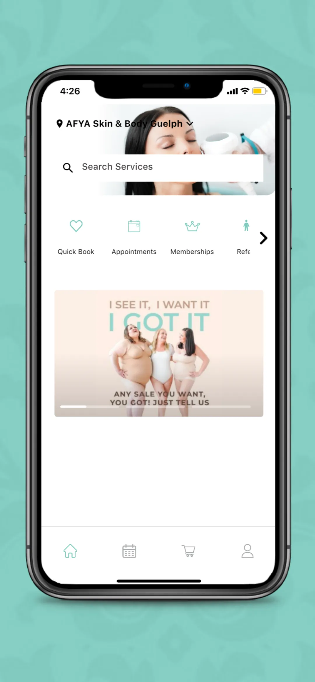 AFYA Skin and Body Clinic | Indus Appstore | Screenshot