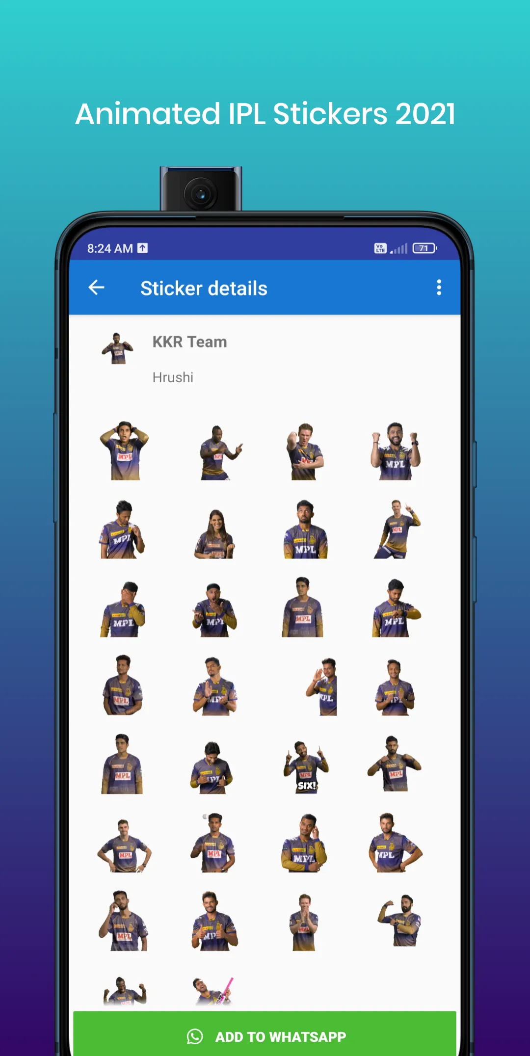 IPL Stickers | Indus Appstore | Screenshot