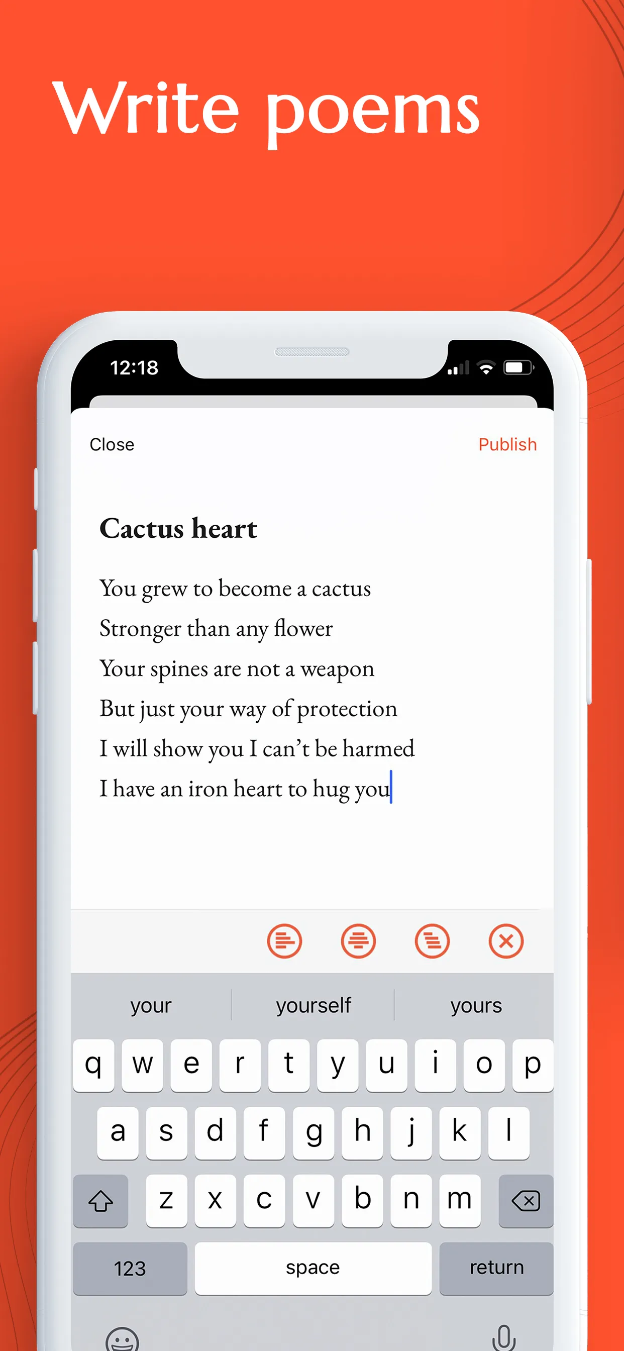 Poetizer: Read & Write Poetry | Indus Appstore | Screenshot