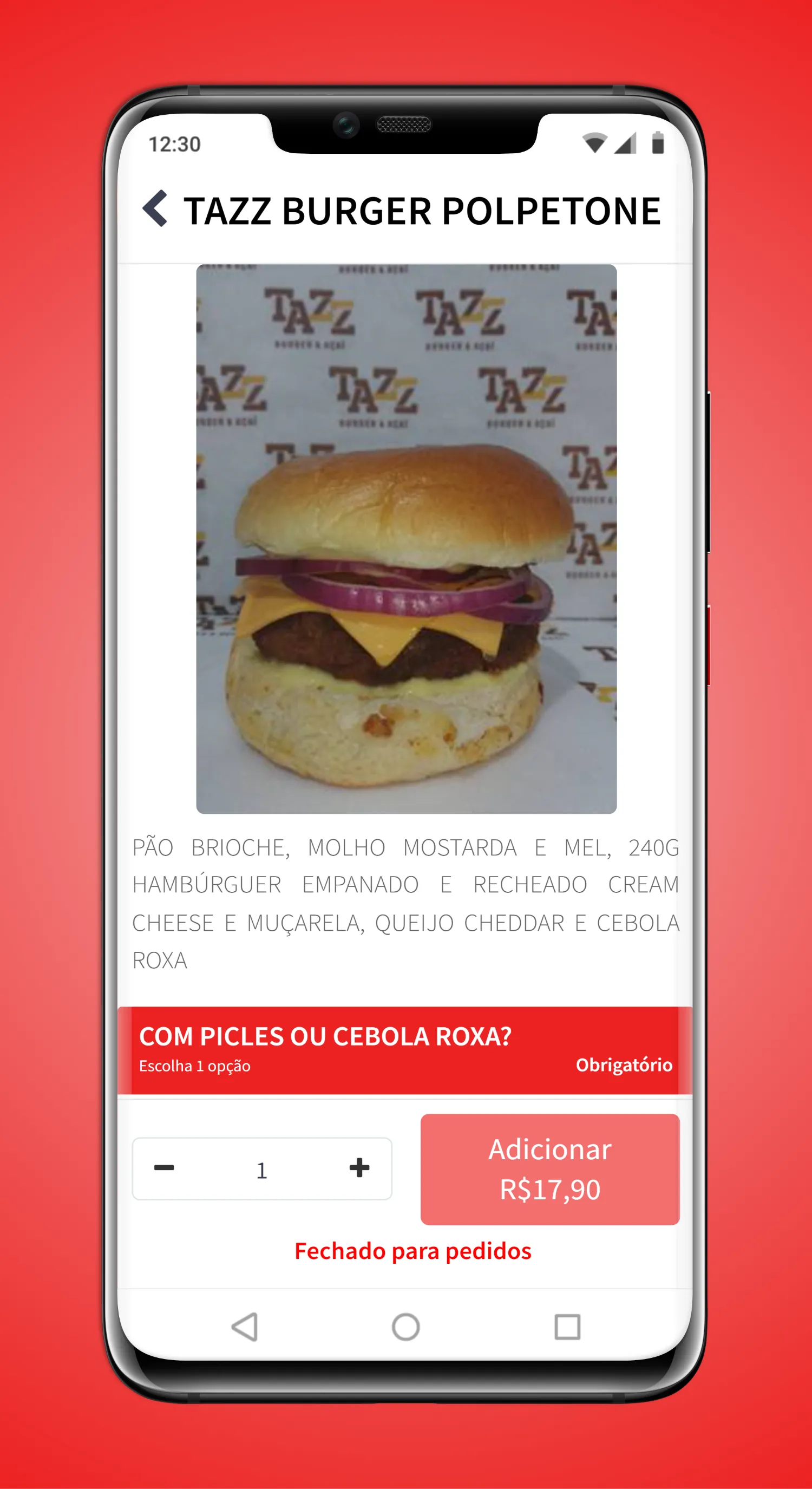 Tazz Burger & Açaí | Indus Appstore | Screenshot