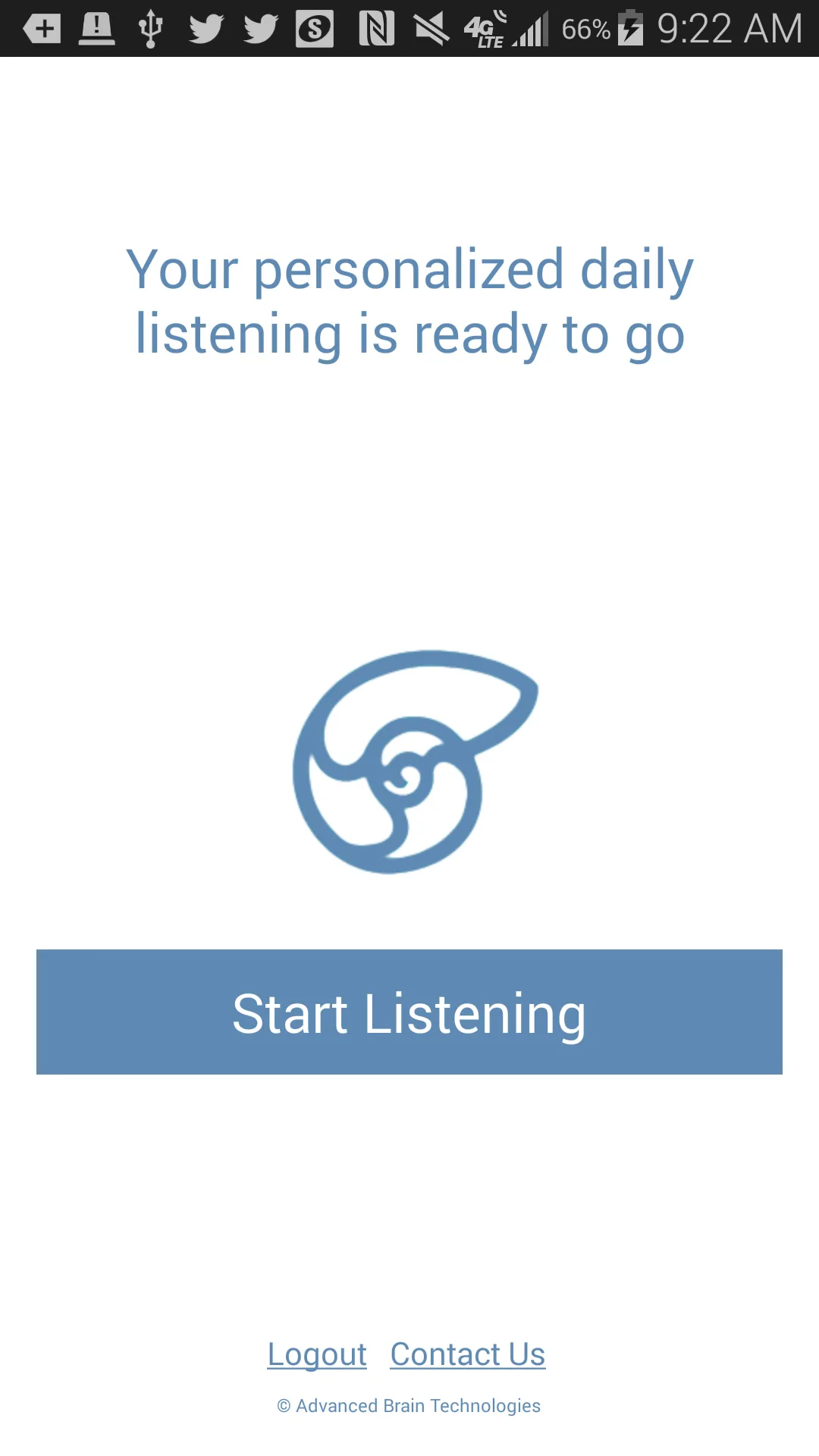 The Listening Program Mobile | Indus Appstore | Screenshot