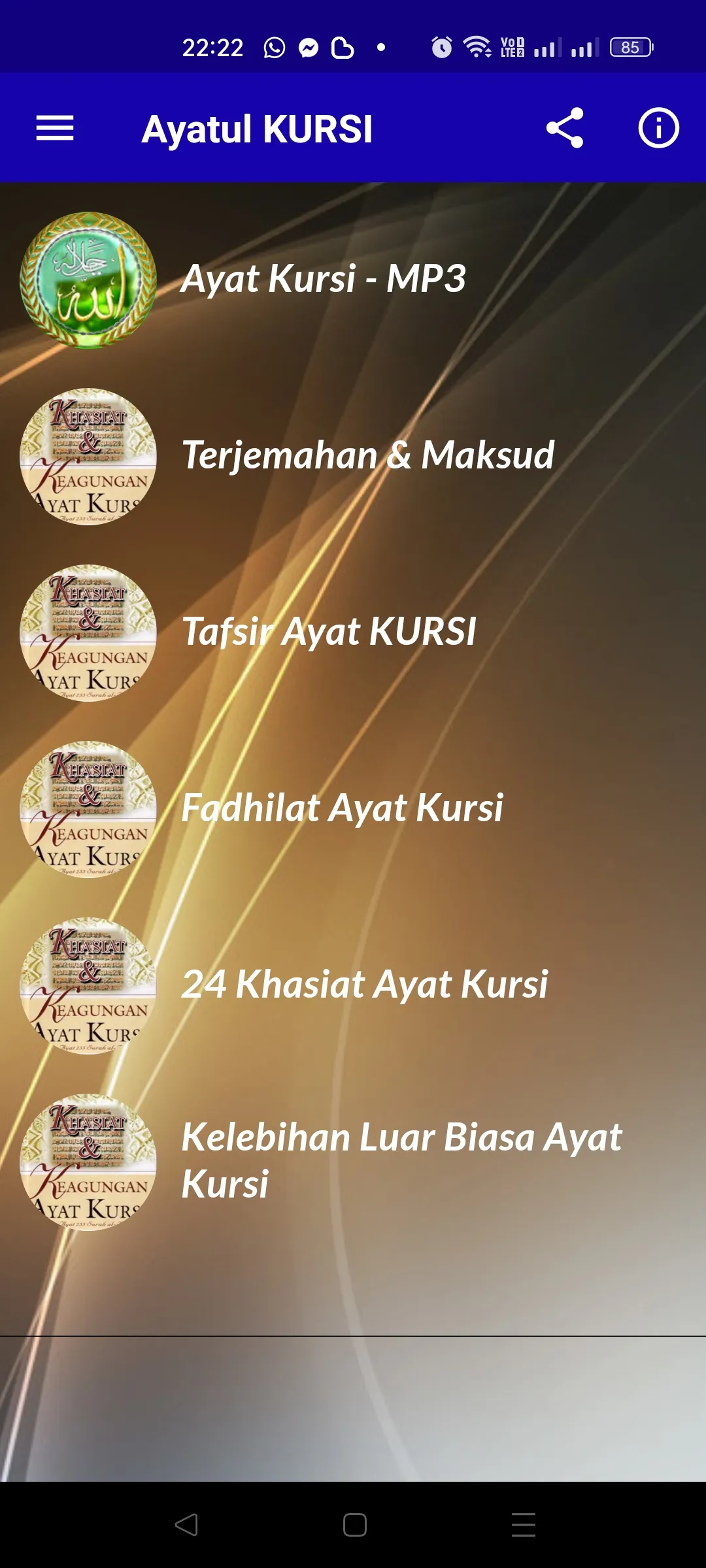 Ayat Kursi - Fadilat & Khasiat | Indus Appstore | Screenshot