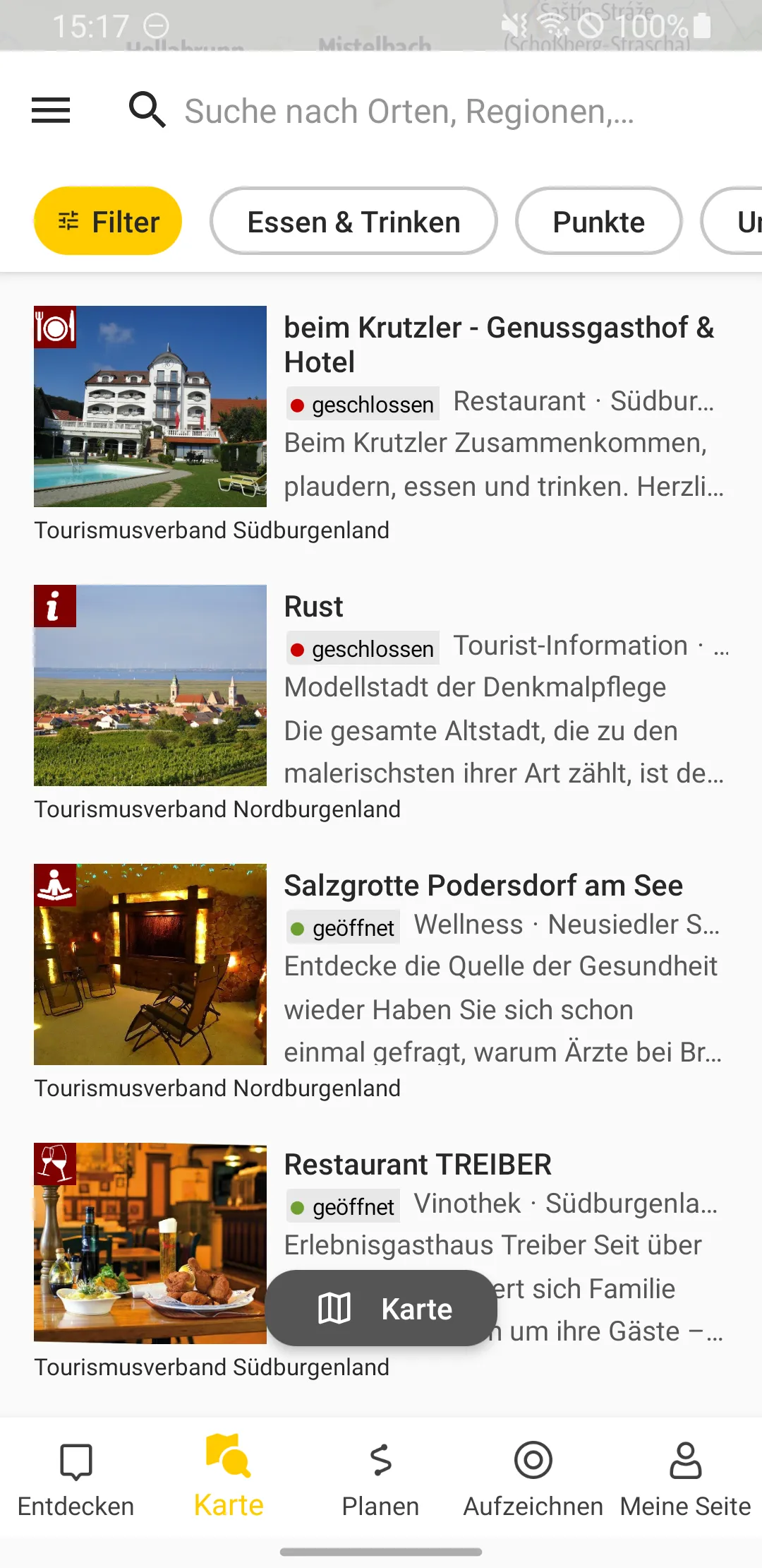 Burgenland – Erlebnistouren | Indus Appstore | Screenshot