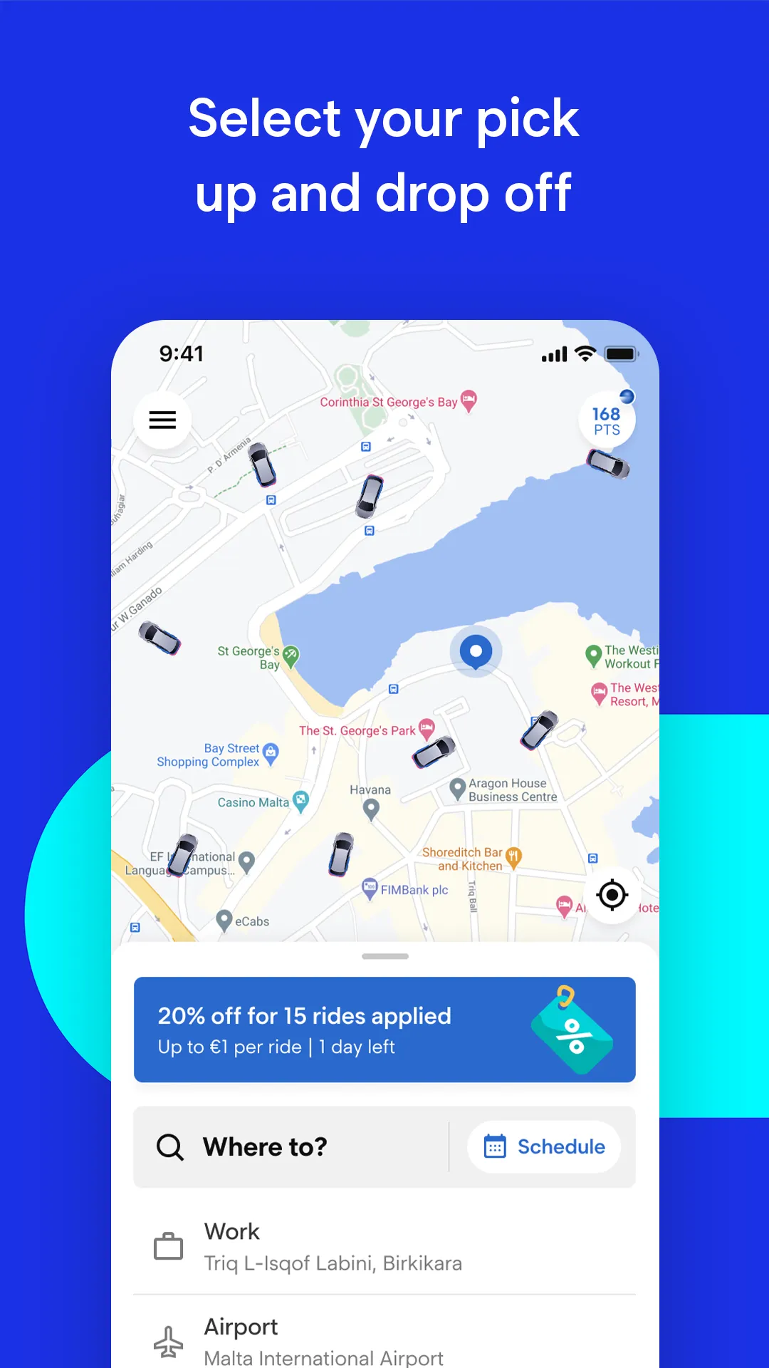 eCabs: Request a Ride | Indus Appstore | Screenshot