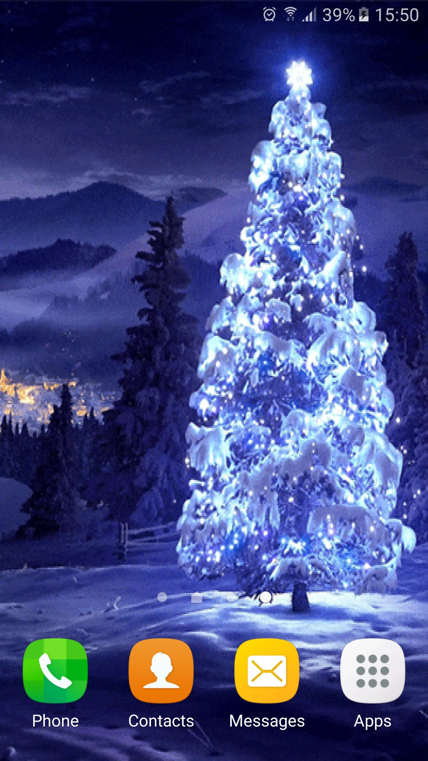 Christmas Tree Live Wallpaper | Indus Appstore | Screenshot