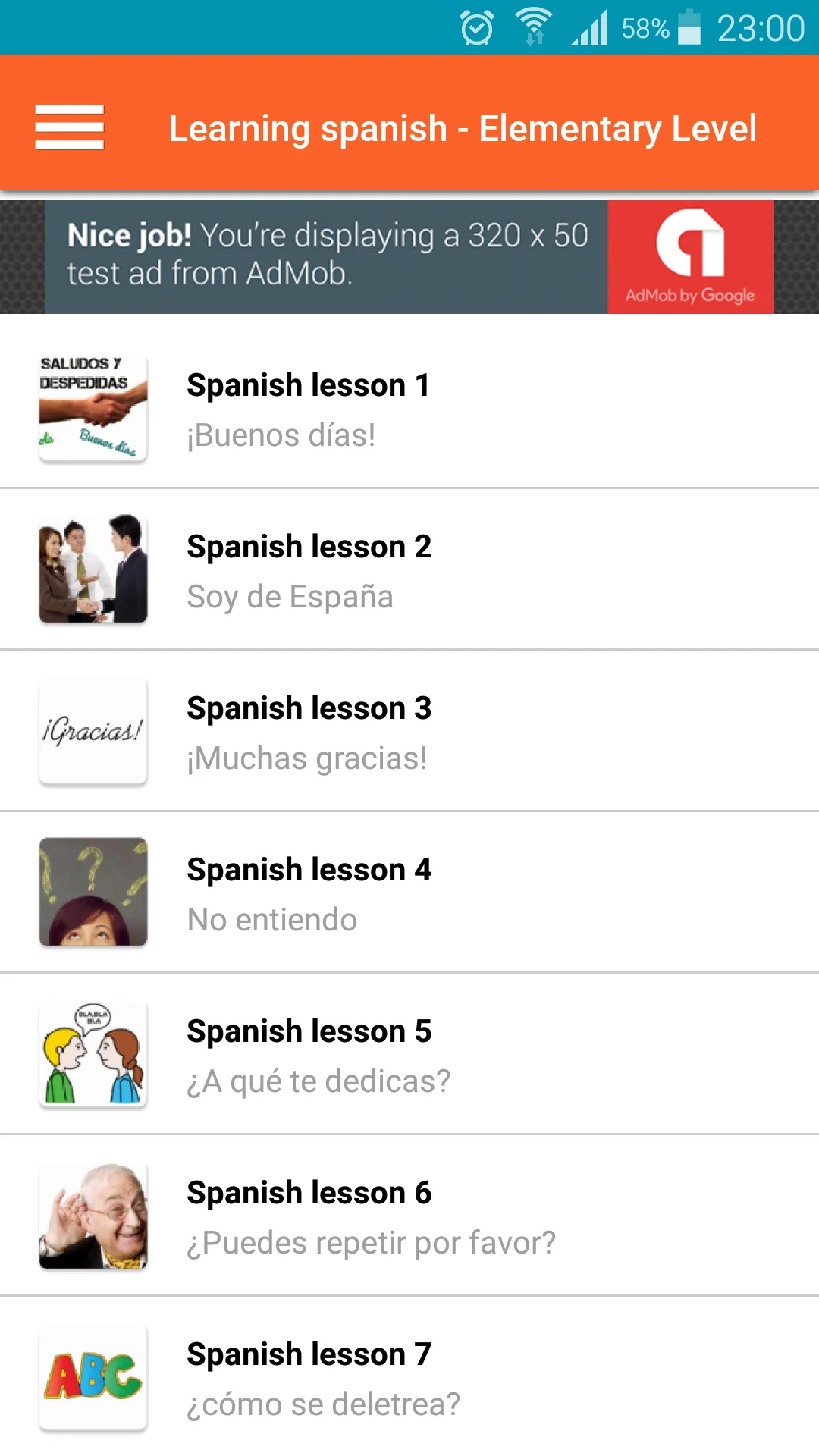 Learn Spanish Podcast | Indus Appstore | Screenshot