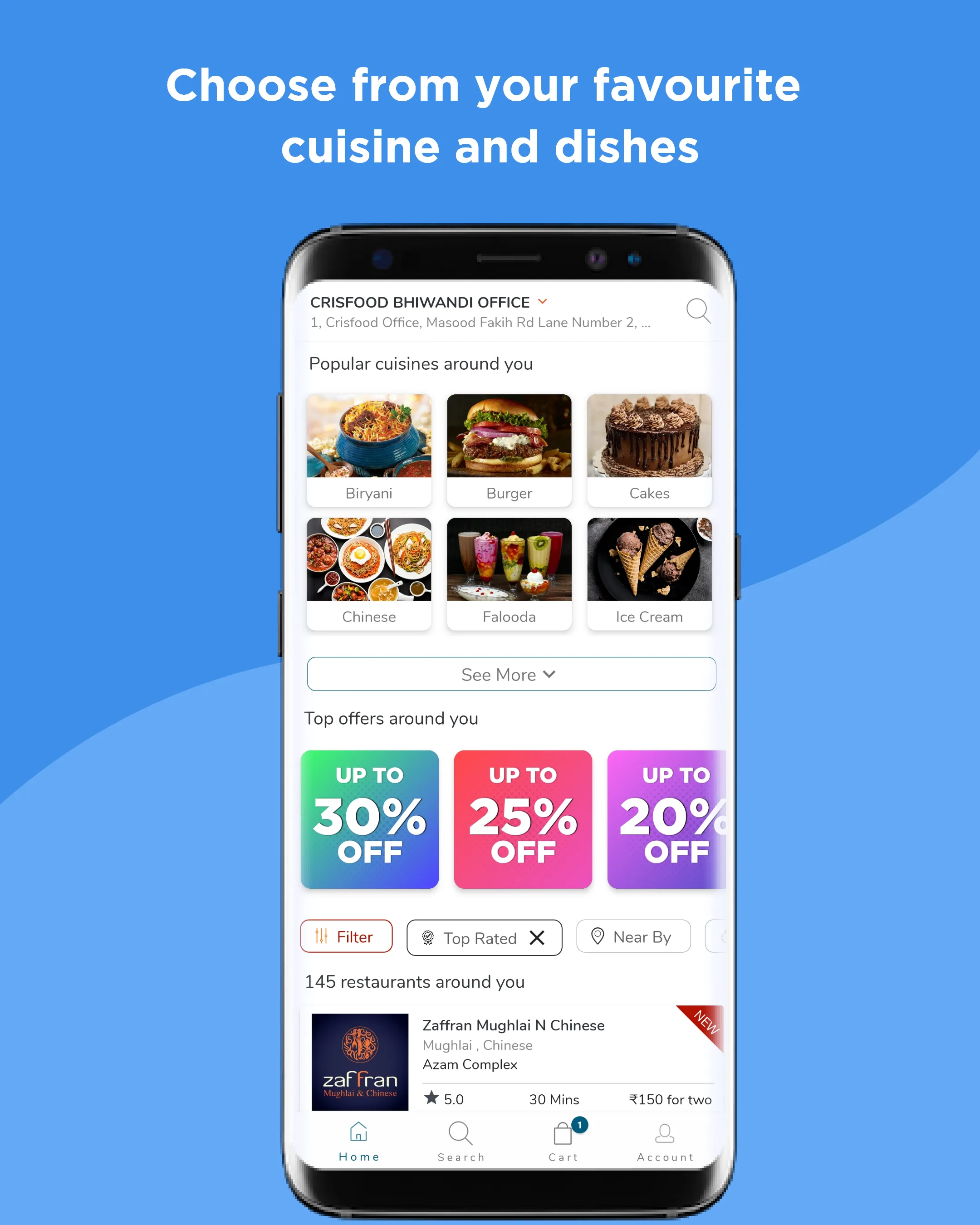Crisfood Food Order & Delivery | Indus Appstore | Screenshot