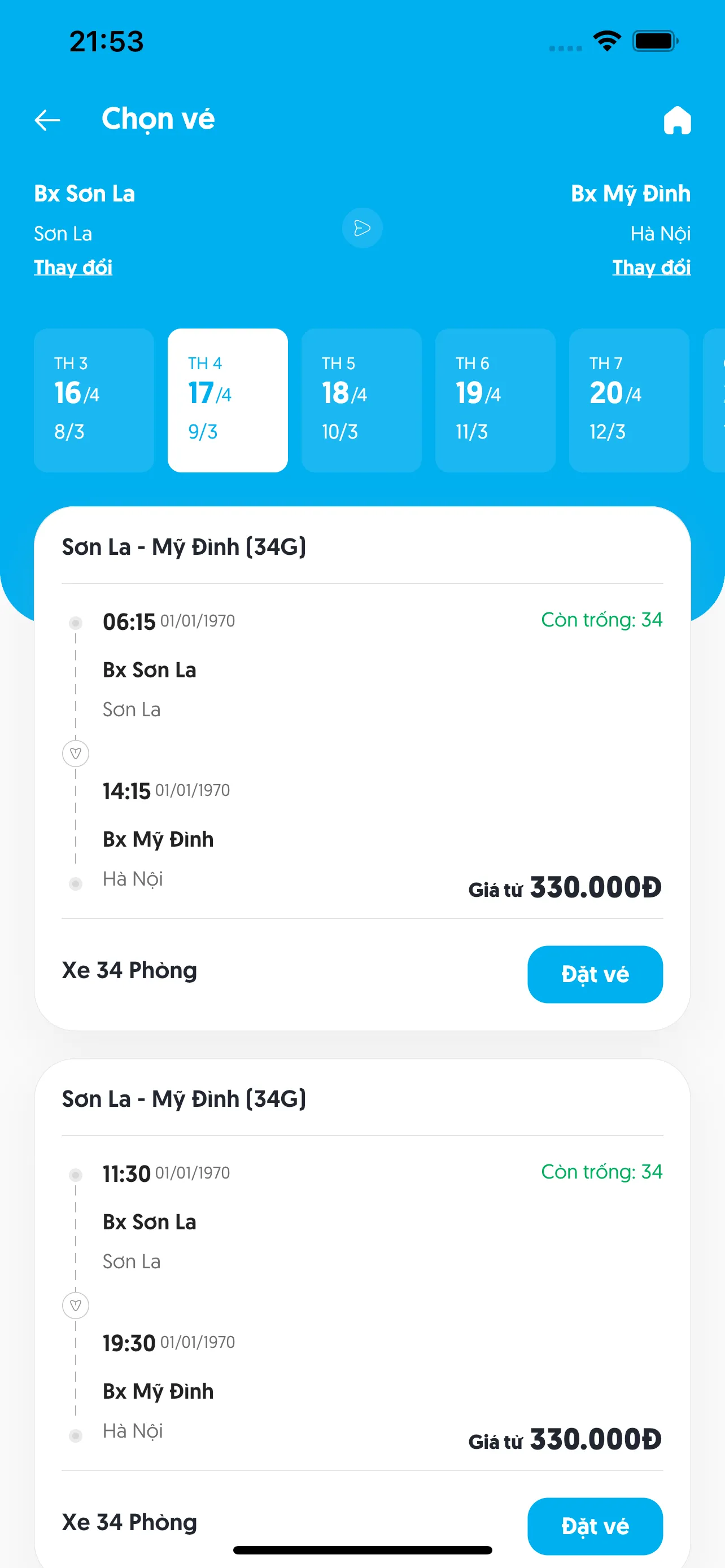 Đặt vé xe Bắc Sơn | Indus Appstore | Screenshot