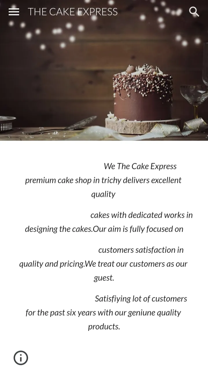 THE CAKE EXPRESS | Indus Appstore | Screenshot