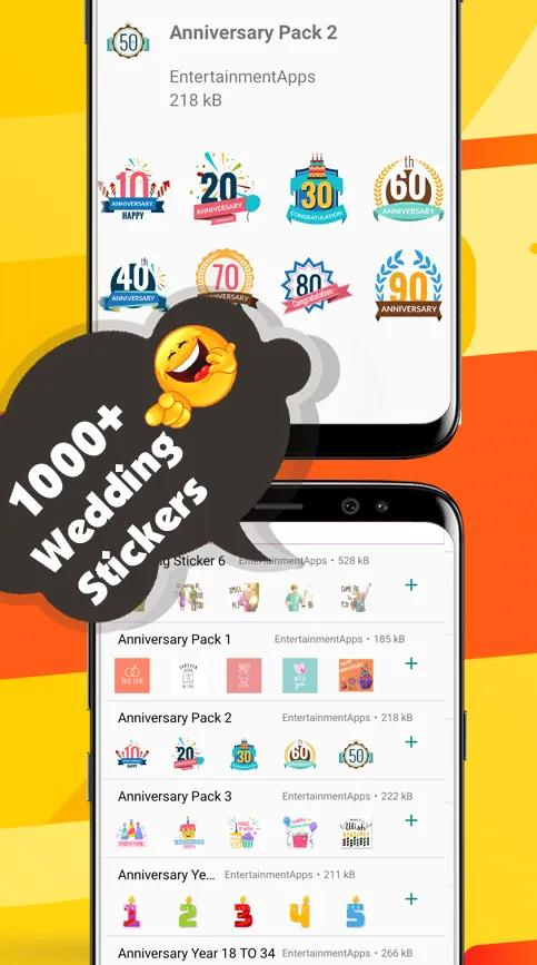 WAStickerApps - Anniversary St | Indus Appstore | Screenshot