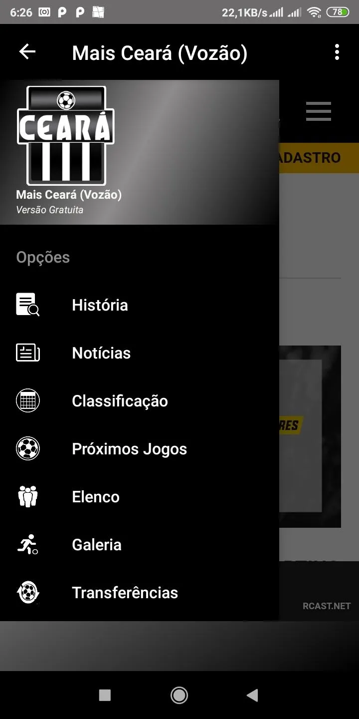 Mais Ceará o Vozão | Indus Appstore | Screenshot