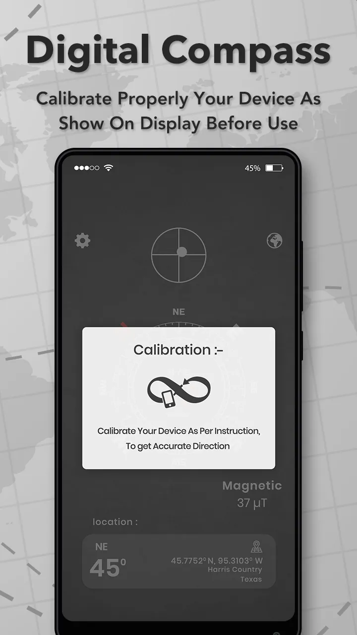 Digital Compass | Indus Appstore | Screenshot