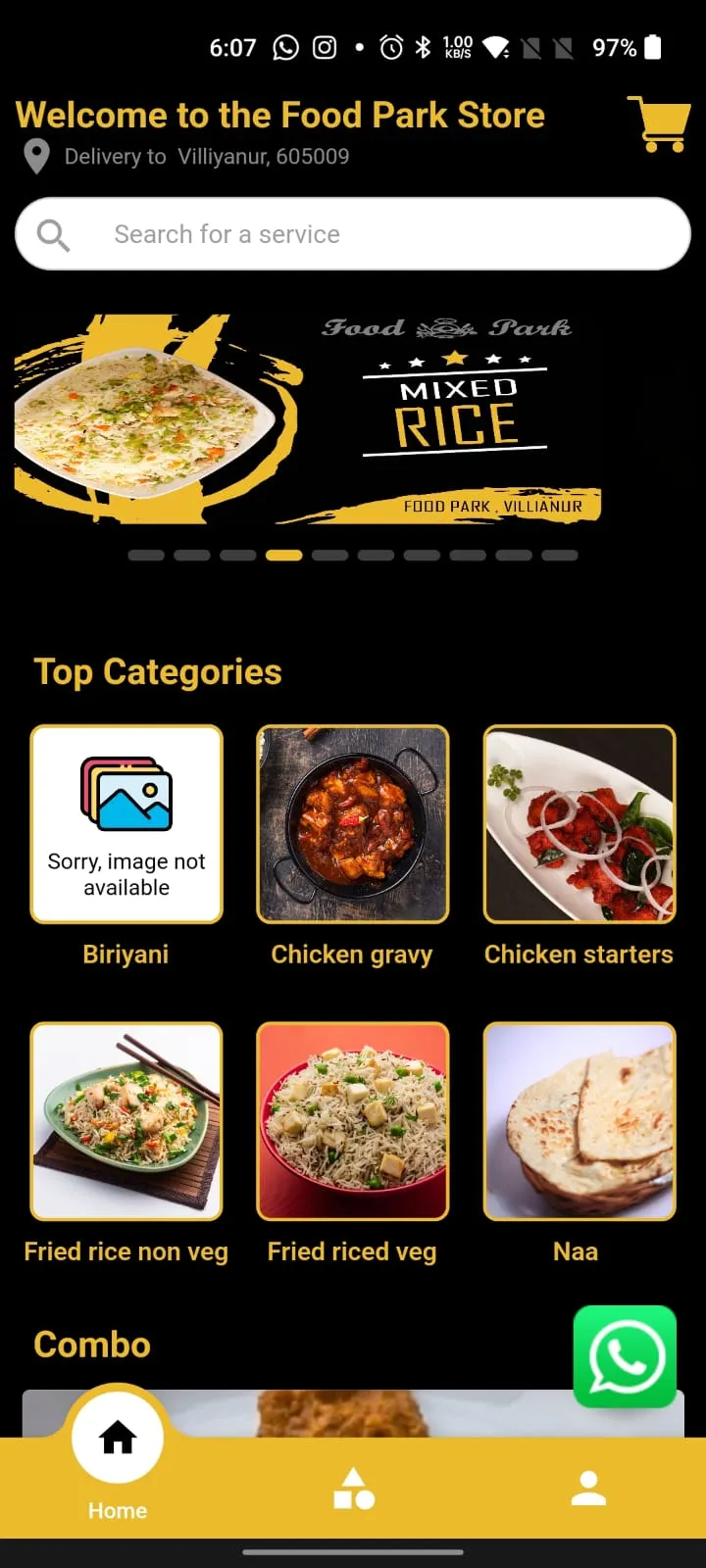 Food Park | Indus Appstore | Screenshot