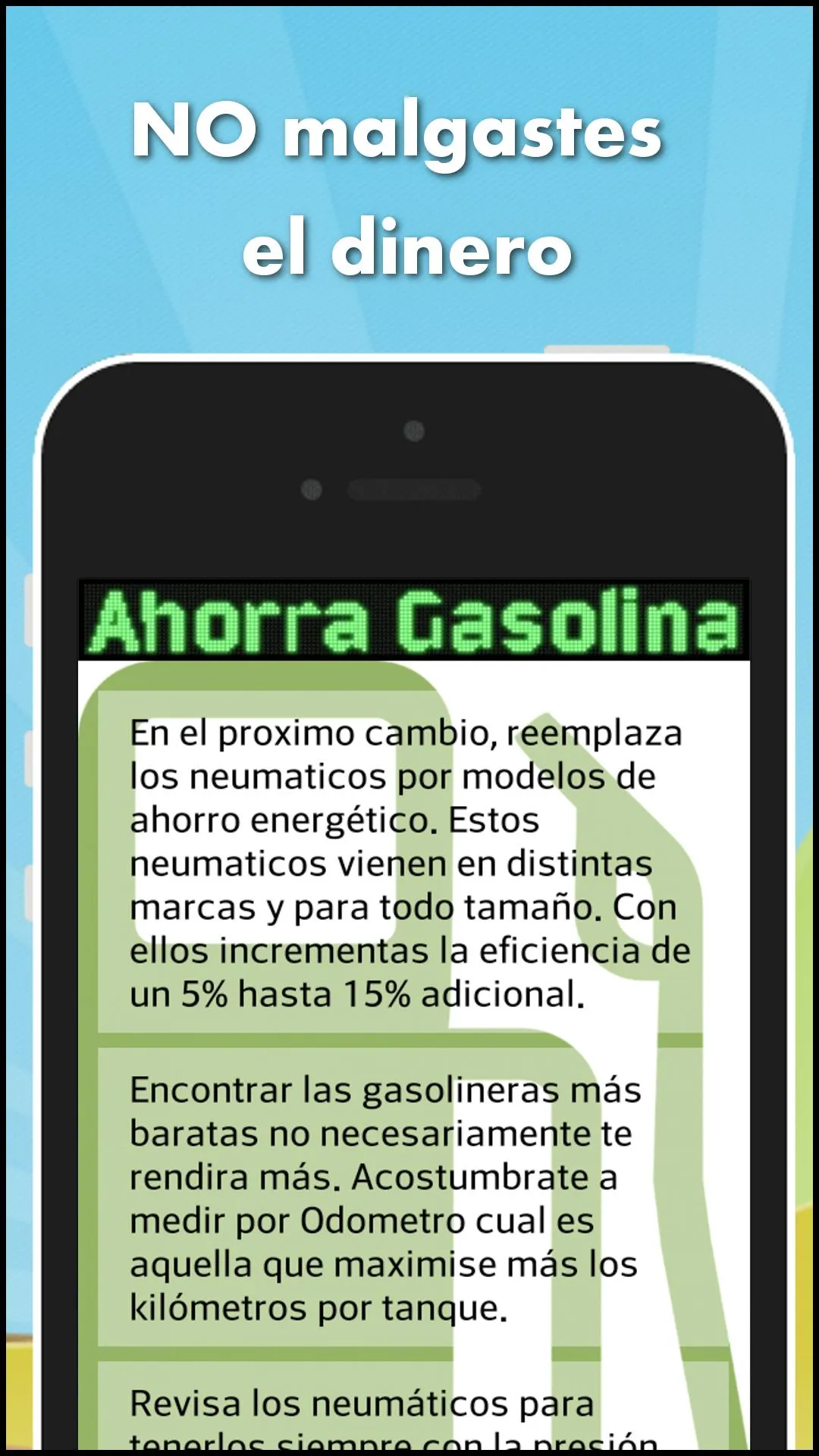 Trucos ahorrar gasolina | Indus Appstore | Screenshot