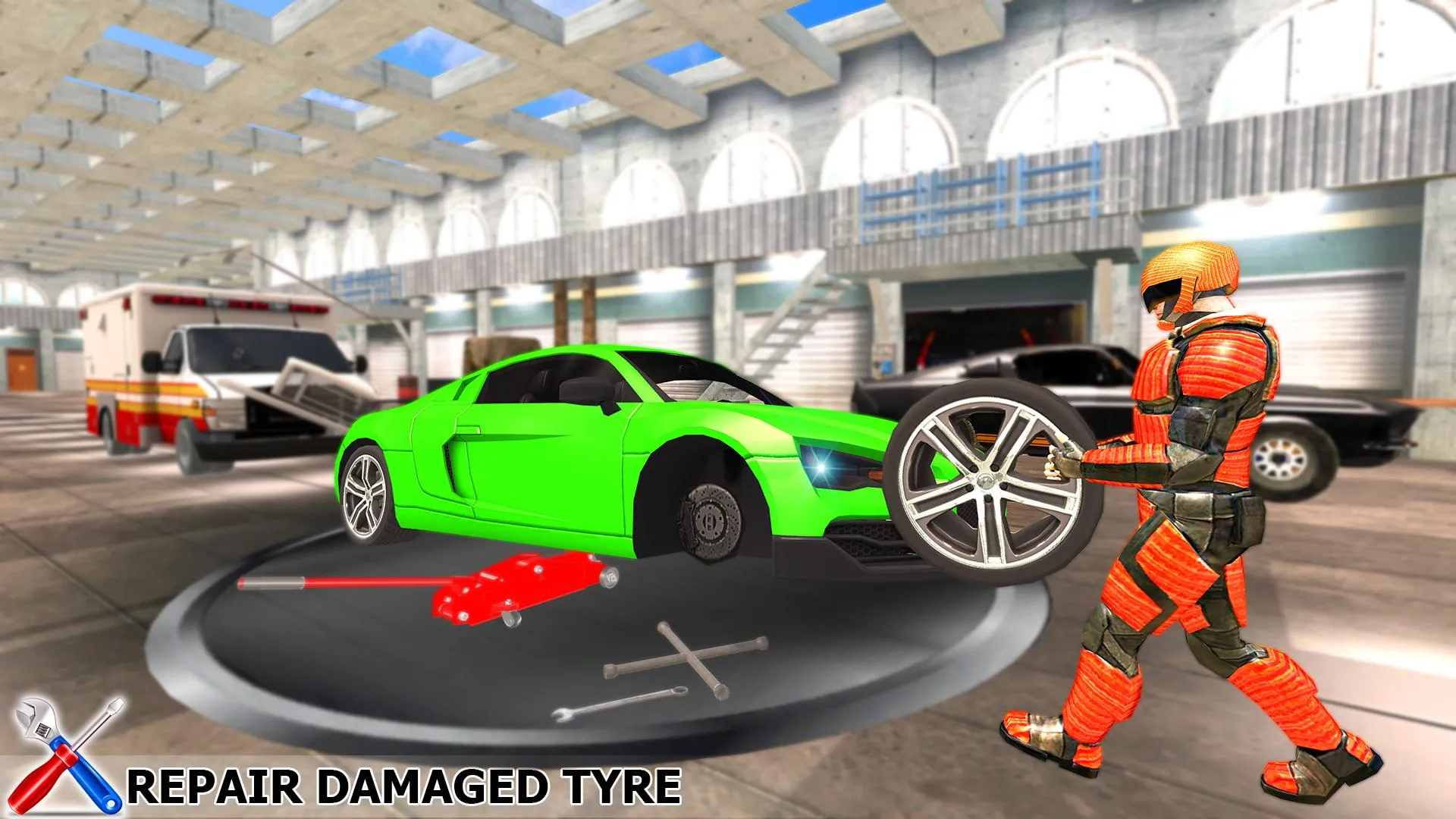 Robot Car Mechanic Workshop Ga | Indus Appstore | Screenshot