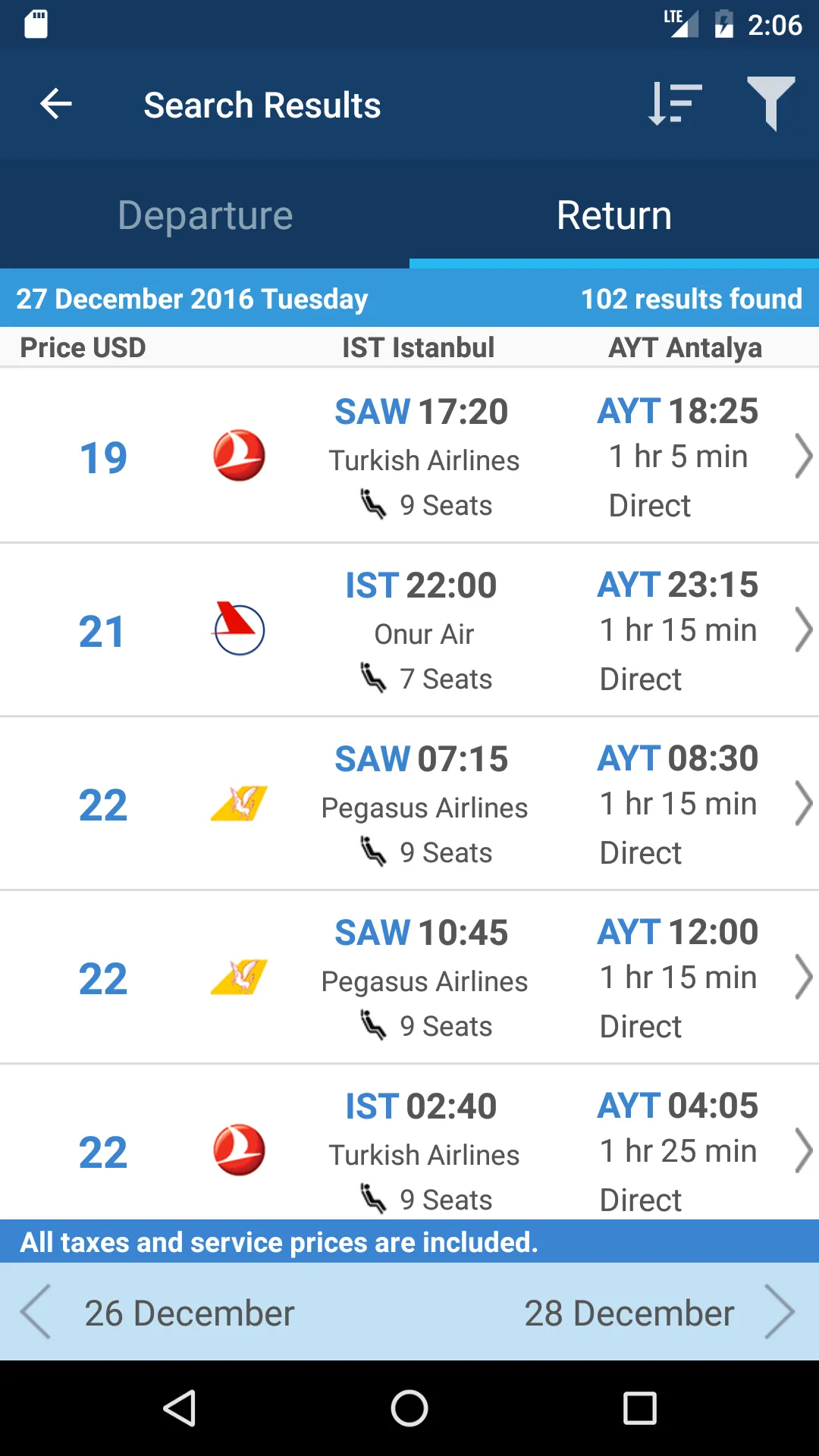 Aerobilet - Flights, Hotels, B | Indus Appstore | Screenshot