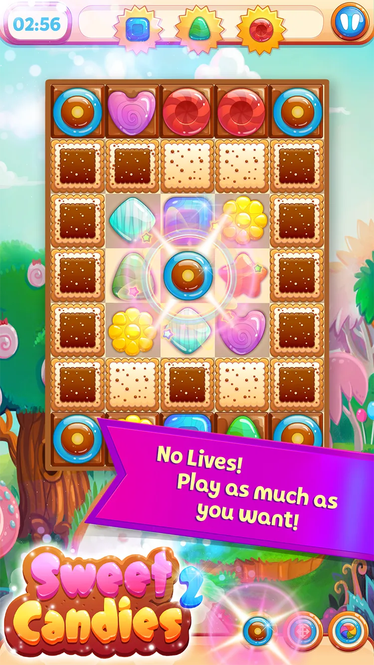 Sweet Candies 2 - Match 3 | Indus Appstore | Screenshot