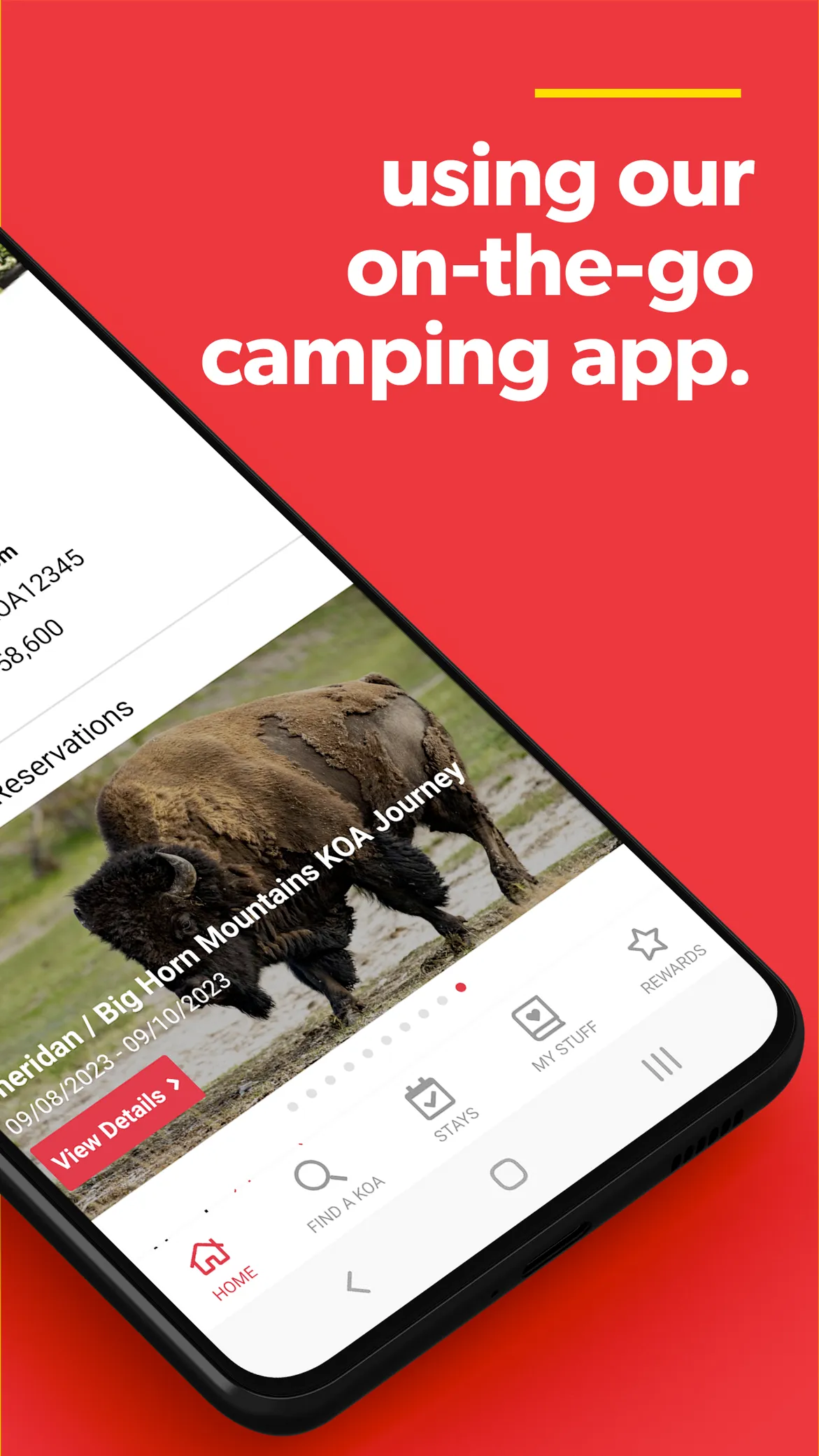 KOA | RV, Cabin & Tent Camping | Indus Appstore | Screenshot