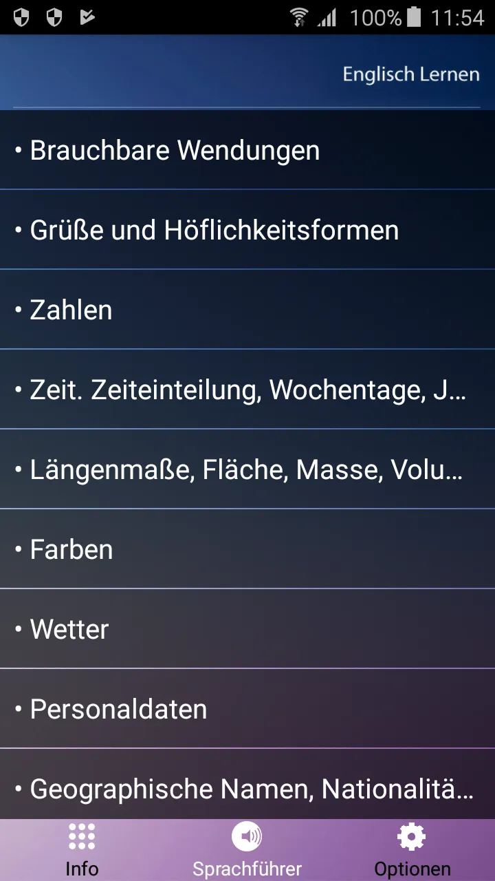 Deutsch-Englisch Sprachführer | Indus Appstore | Screenshot