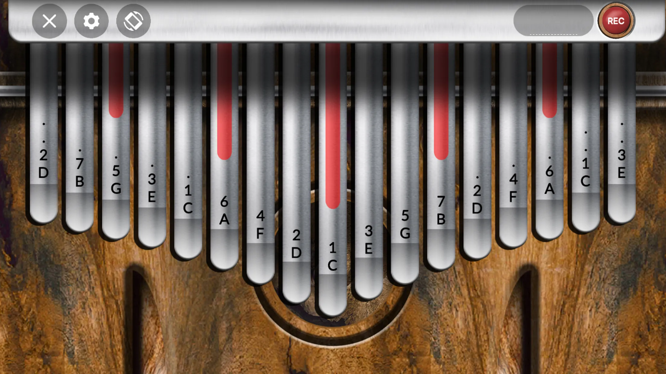 Real Kalimba | Indus Appstore | Screenshot