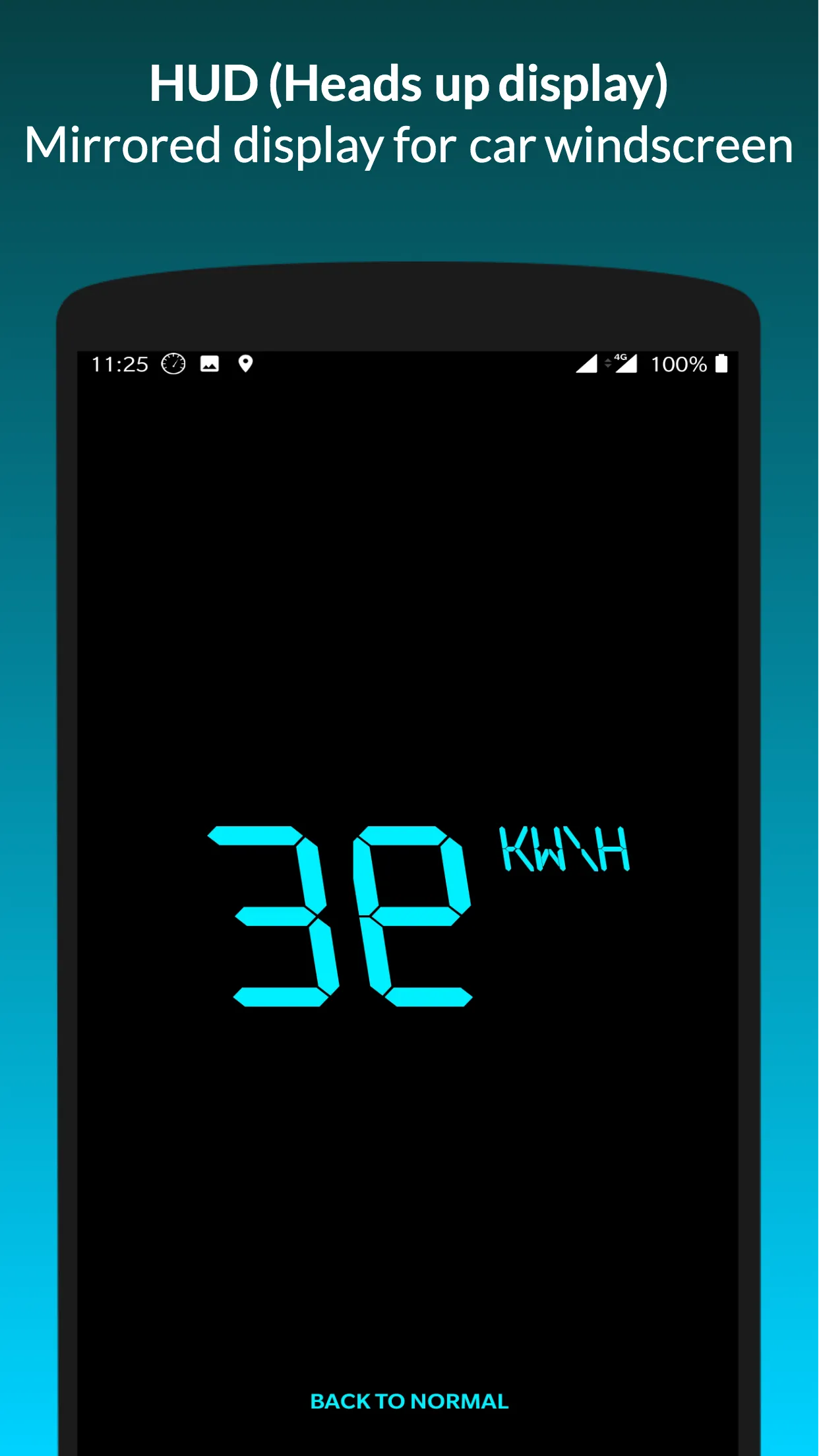 Speedometer GPS HUD | Indus Appstore | Screenshot