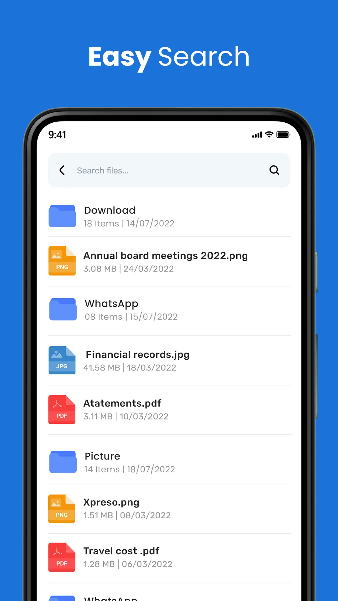 Easy file explorer - My Files | Indus Appstore | Screenshot