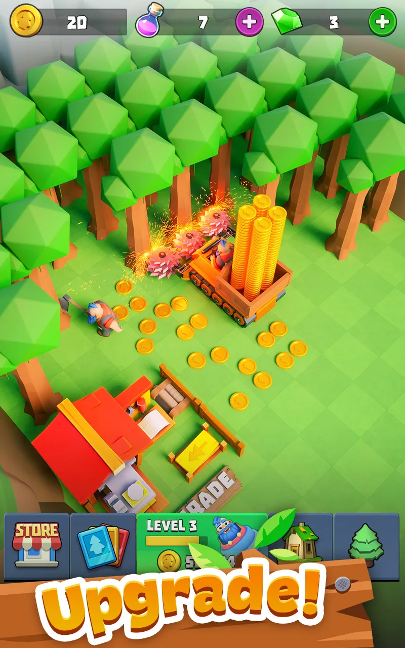 Gold Valley - Idle Lumber Inc | Indus Appstore | Screenshot