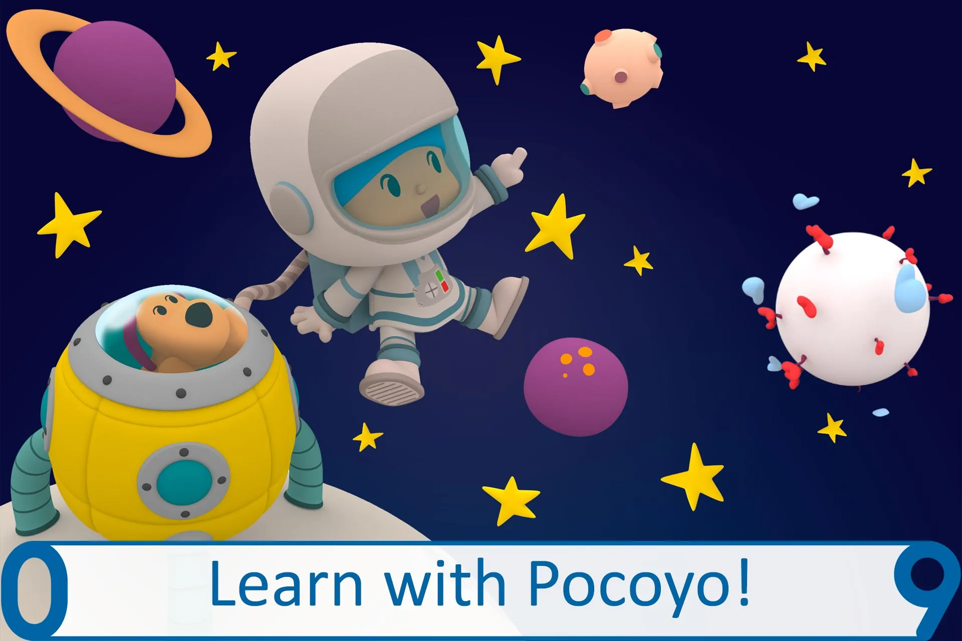 Pocoyo 1,2,3 Space Adventure | Indus Appstore | Screenshot