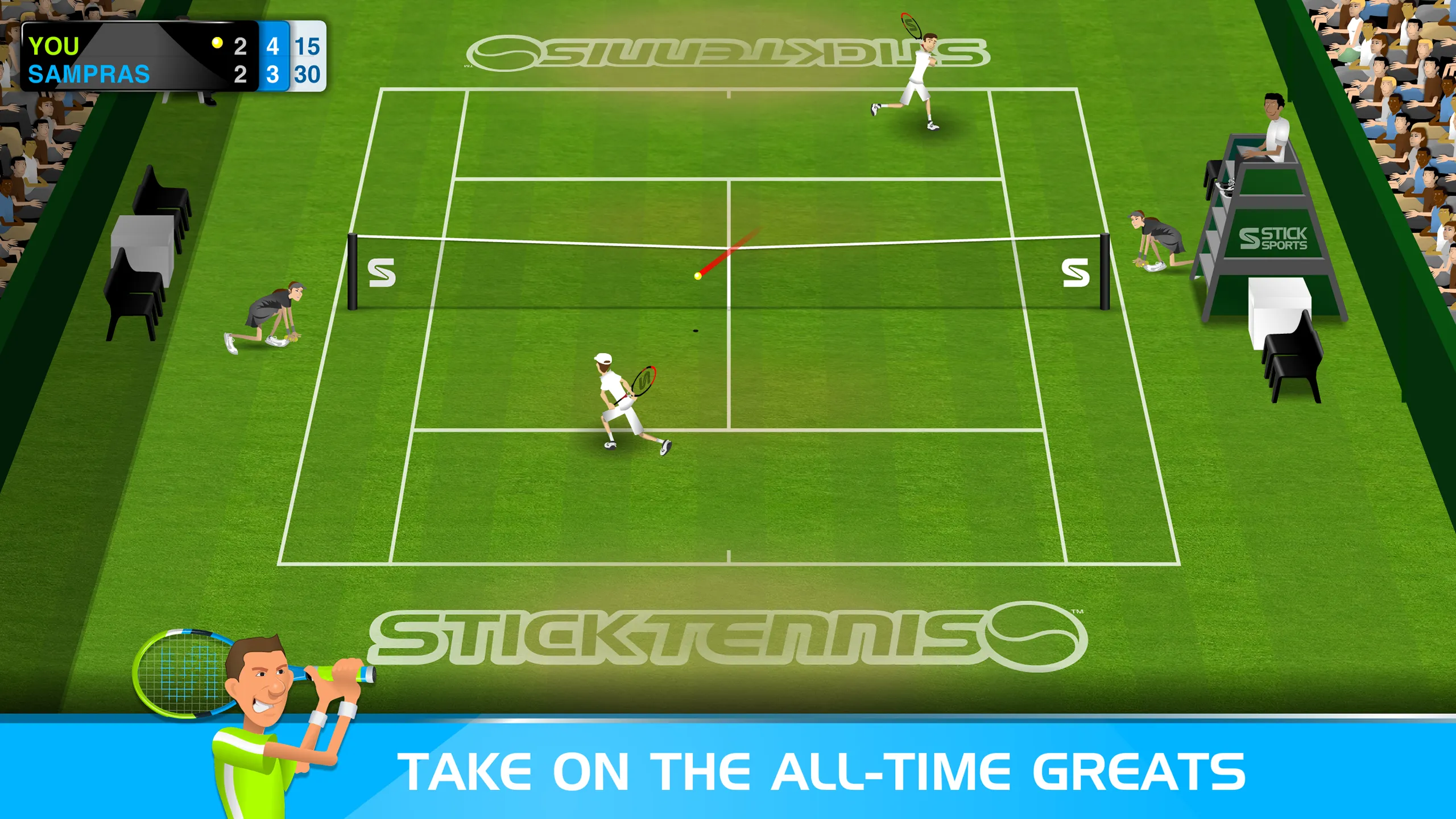 Stick Tennis | Indus Appstore | Screenshot