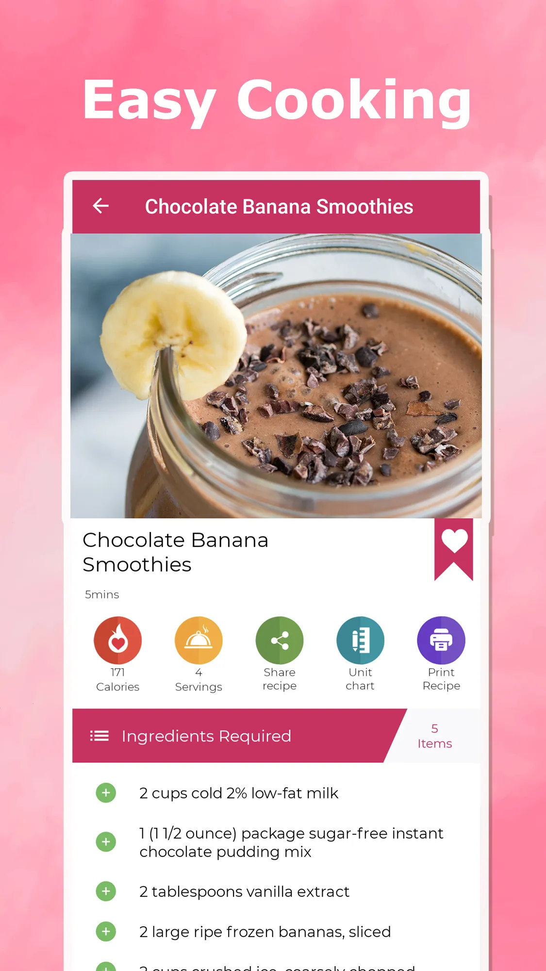 Smoothie Recipes | Indus Appstore | Screenshot