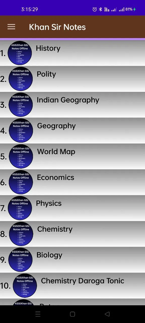 KGS Notes Offline 2024 | Indus Appstore | Screenshot