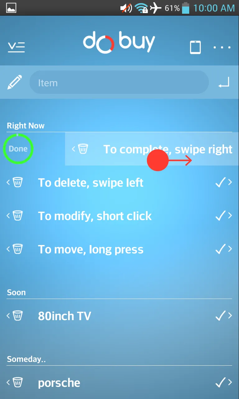 dObuy - list todo memo note | Indus Appstore | Screenshot