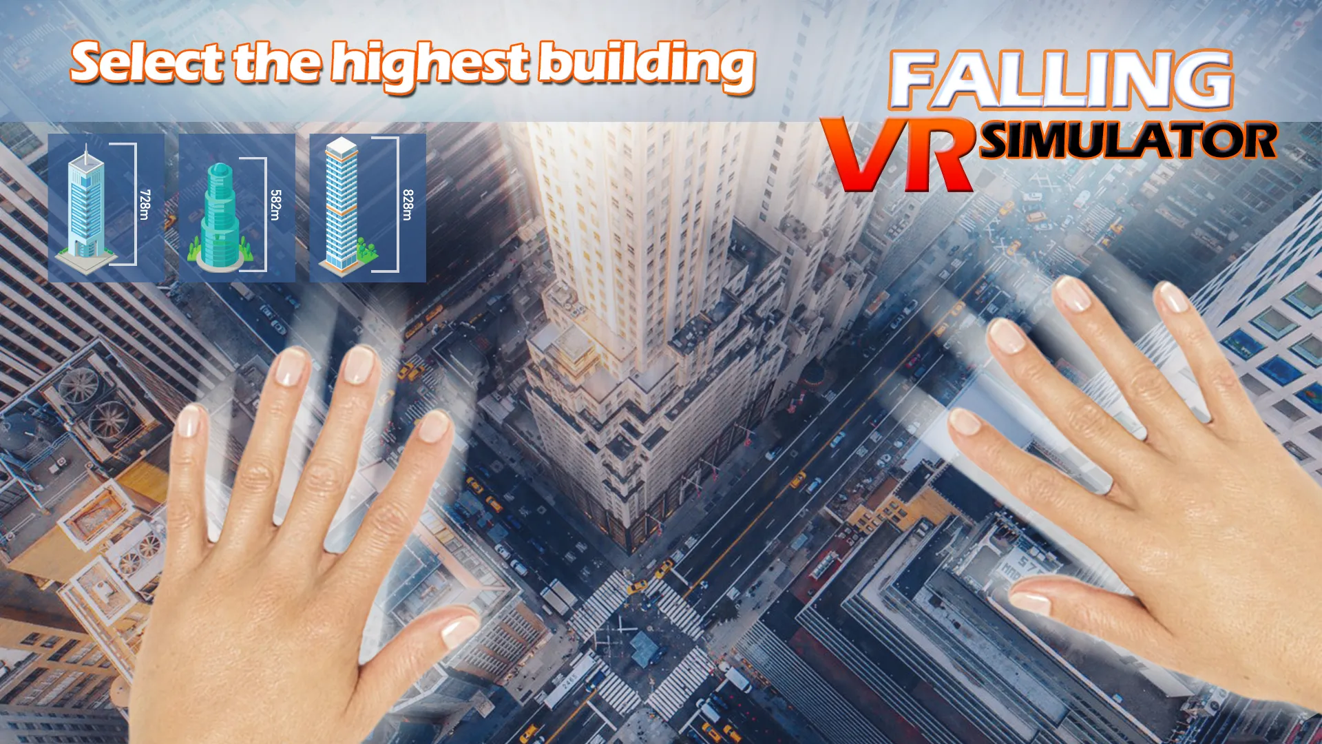 Falling down in VR | Indus Appstore | Screenshot