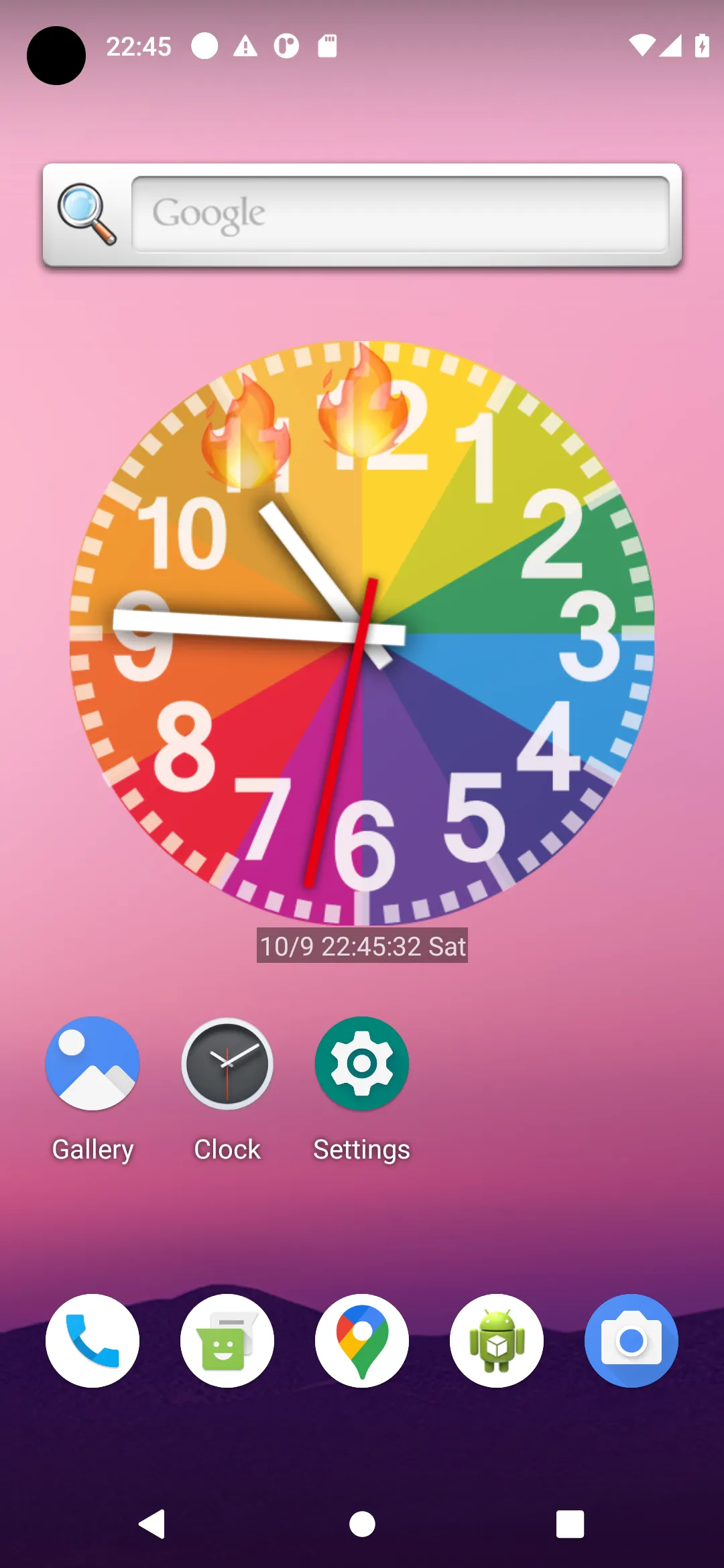 Rainbow Clock | Indus Appstore | Screenshot