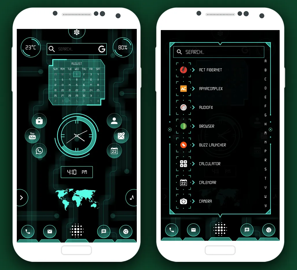 High Style Launcher 2 - Hitech | Indus Appstore | Screenshot