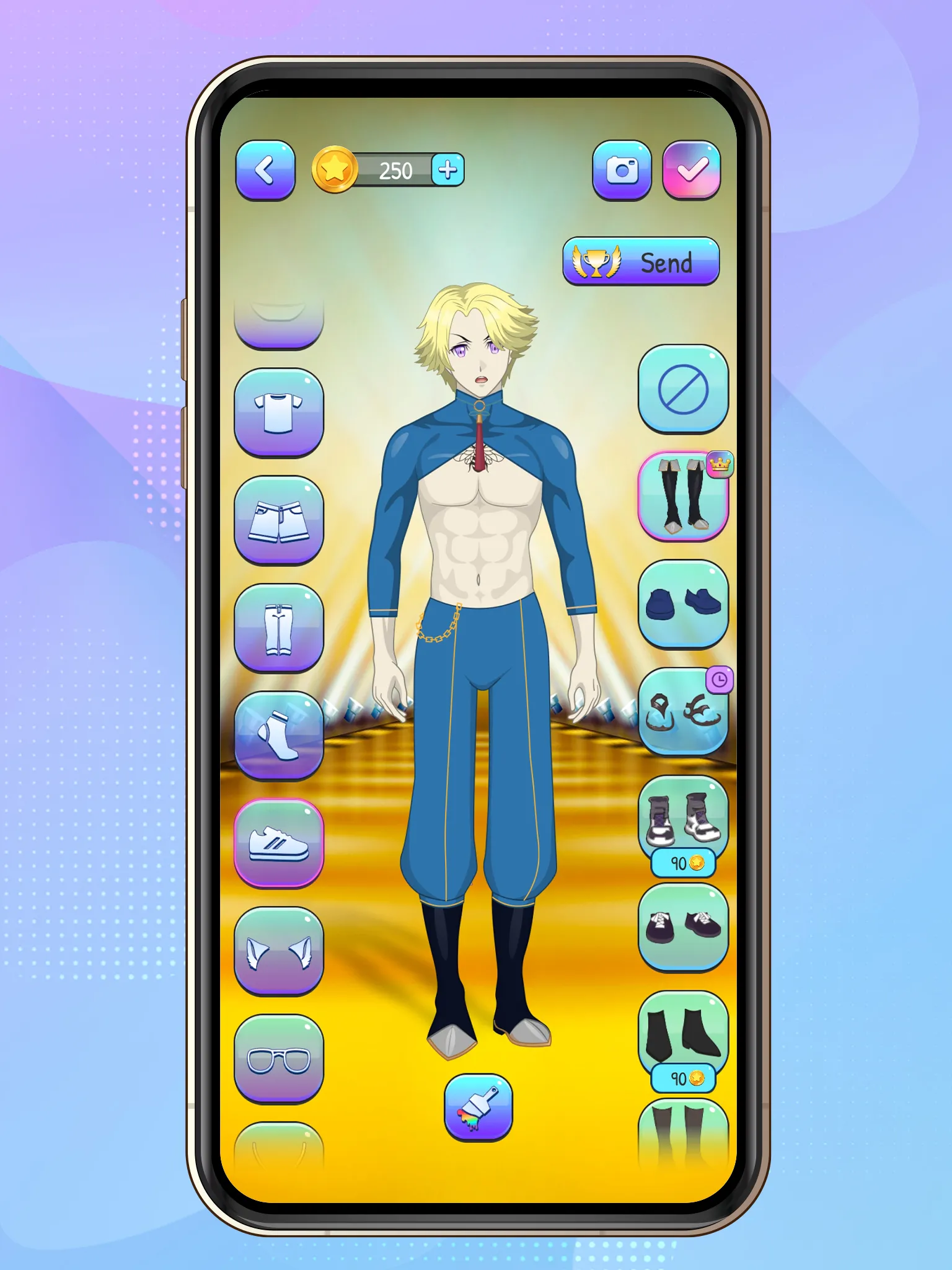 Anime Boys Dress Up Games | Indus Appstore | Screenshot