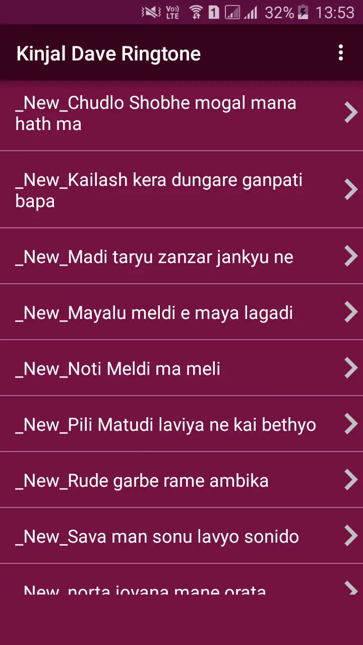 Kinjal Dave Ringtones | Indus Appstore | Screenshot