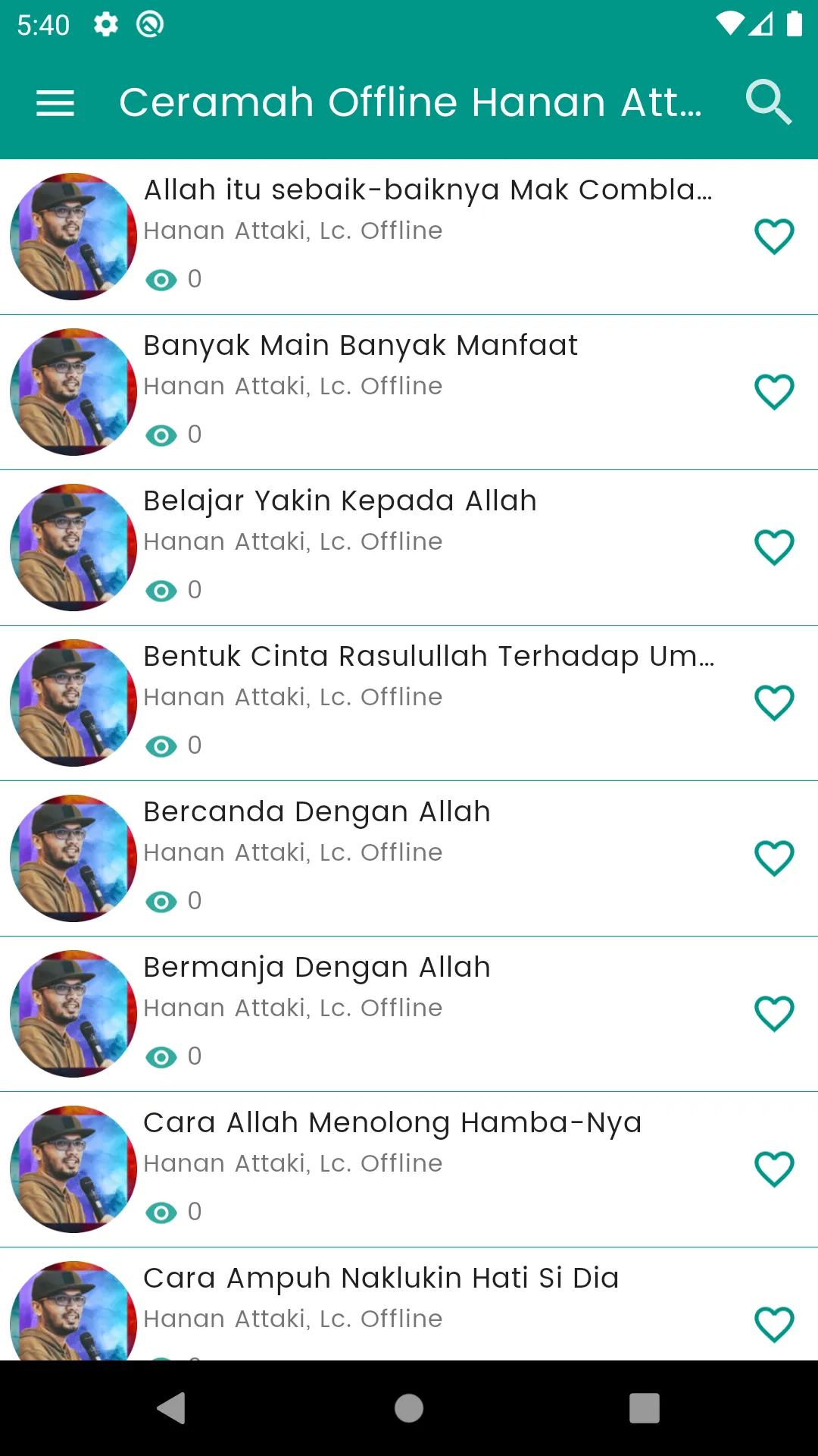 Ceramah Offline Hanan Attaki | Indus Appstore | Screenshot