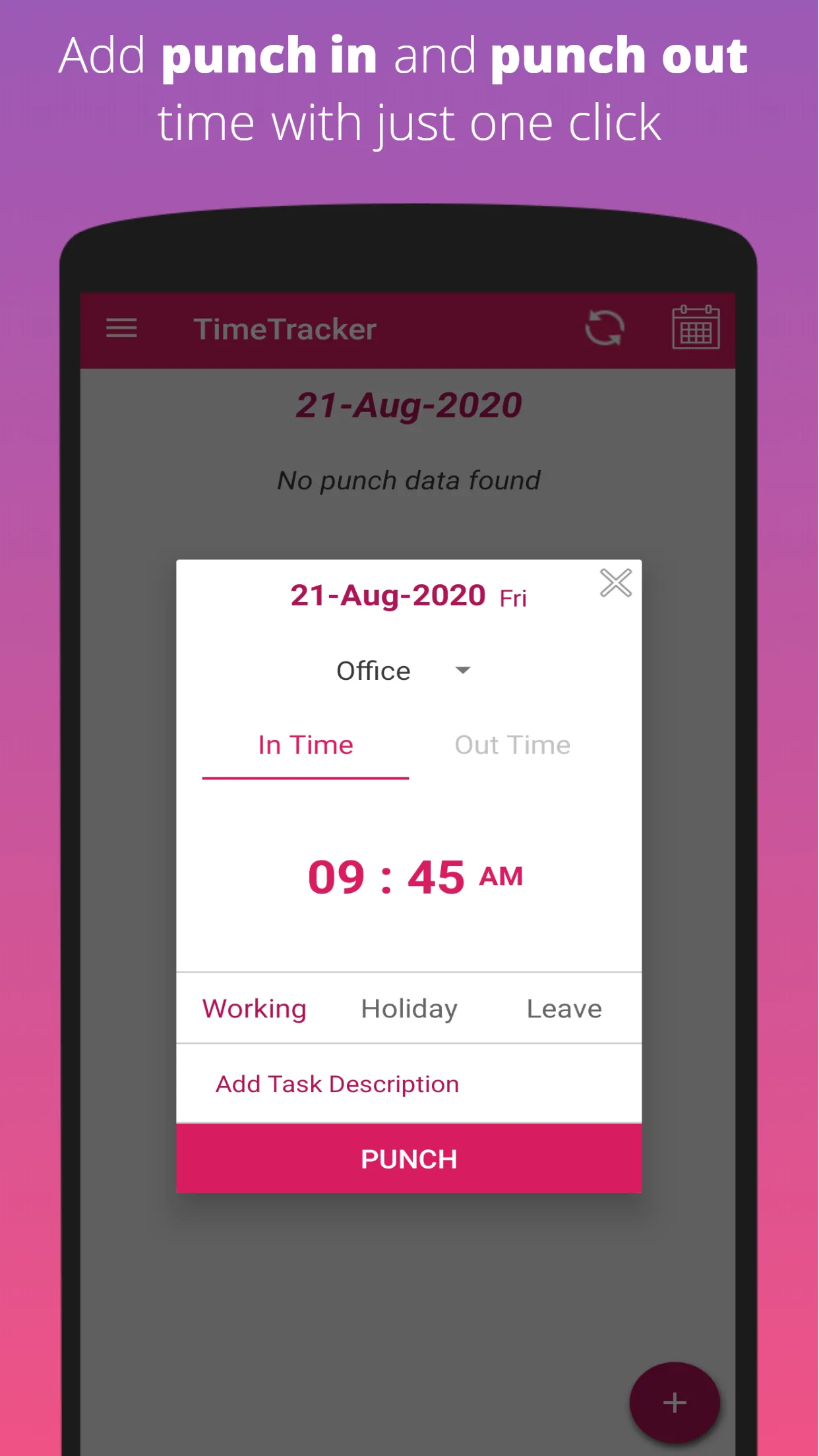 Time Tracker | Indus Appstore | Screenshot