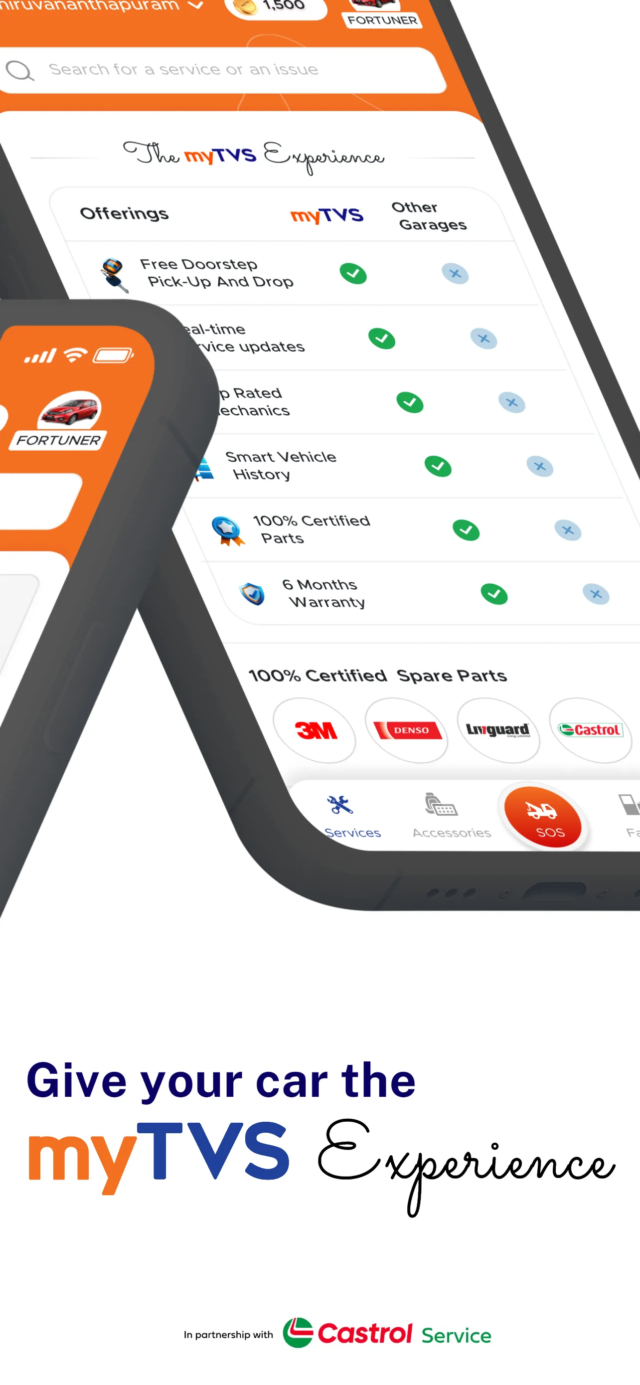 myTVS Car Services & More | Indus Appstore | Screenshot